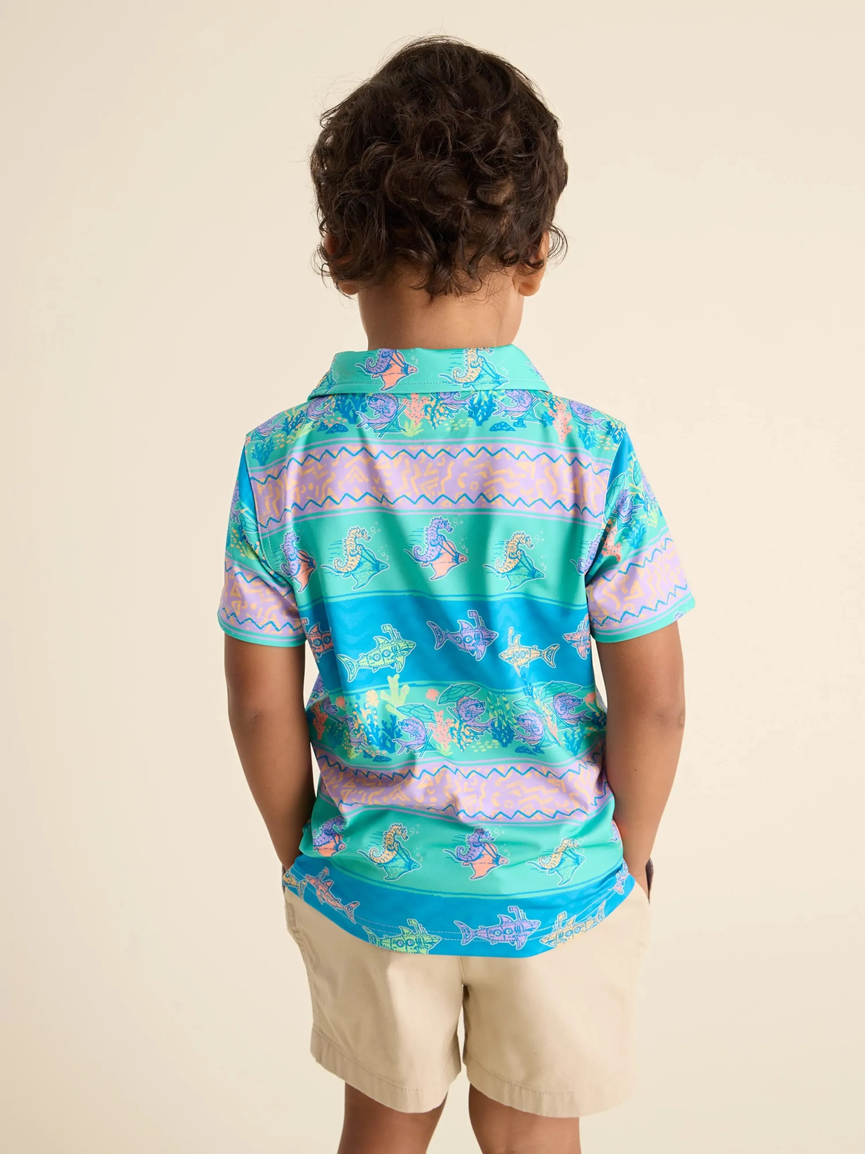 The Lil Neptune's Weekend Wear (Toddler Performance Polo)