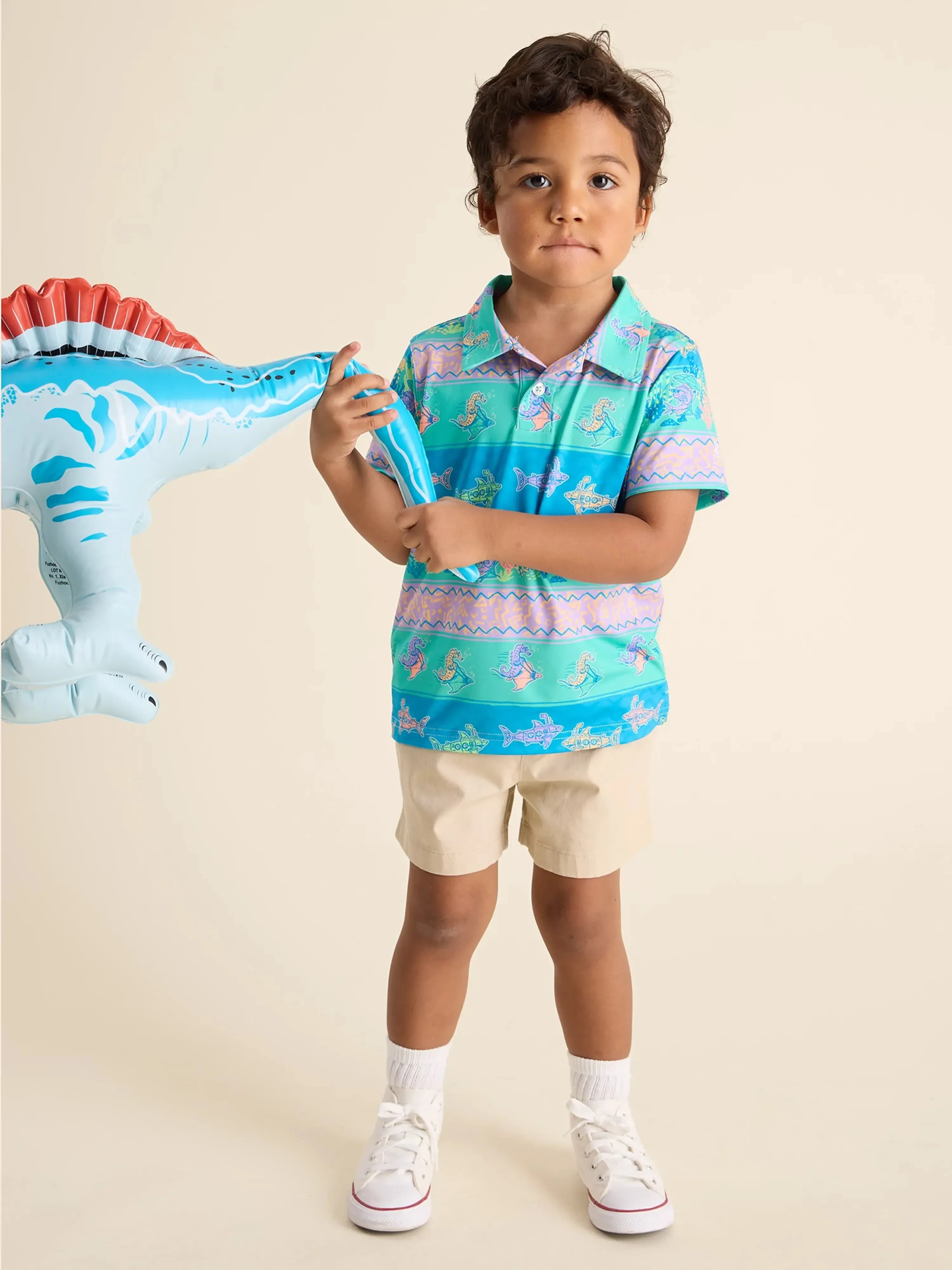 The Lil Neptune's Weekend Wear (Toddler Performance Polo)