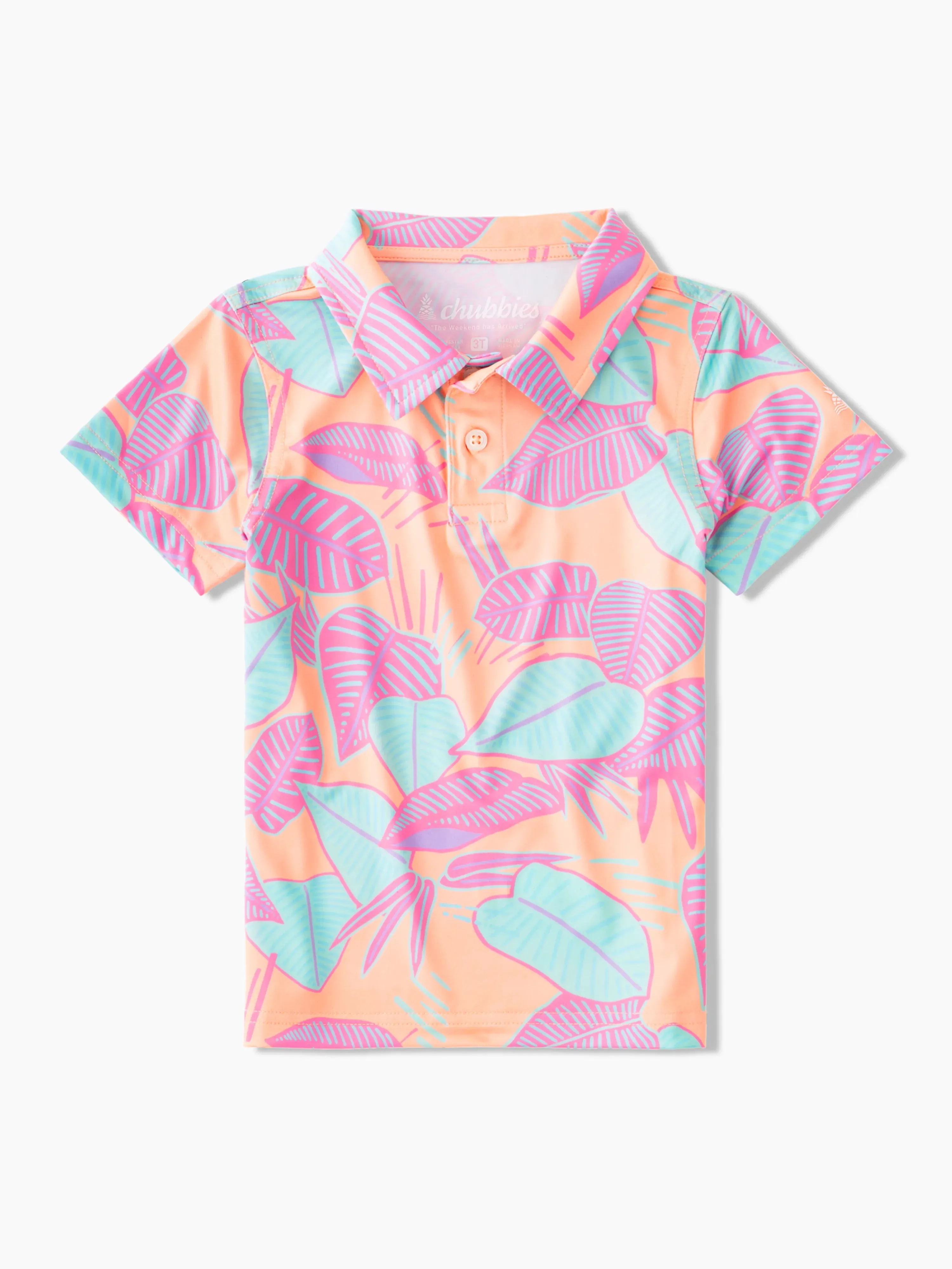 The Lil Posh Palms (Toddler Performance Polo)