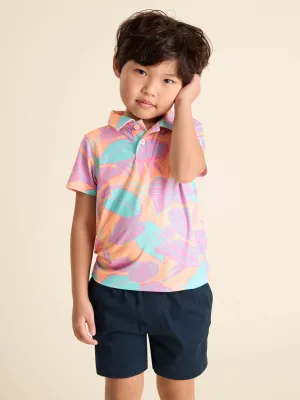 The Lil Posh Palms (Toddler Performance Polo)
