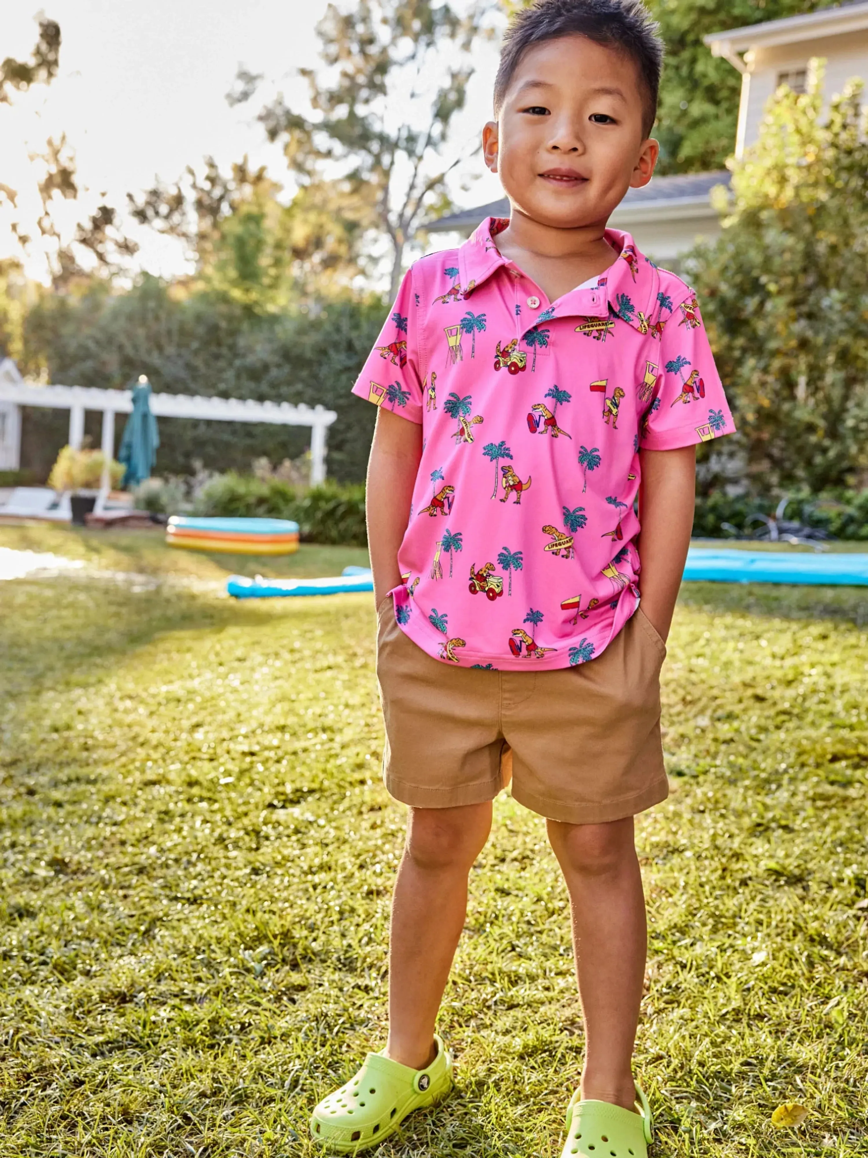 The Lil Roar-ee's (Toddler Performance Polo)