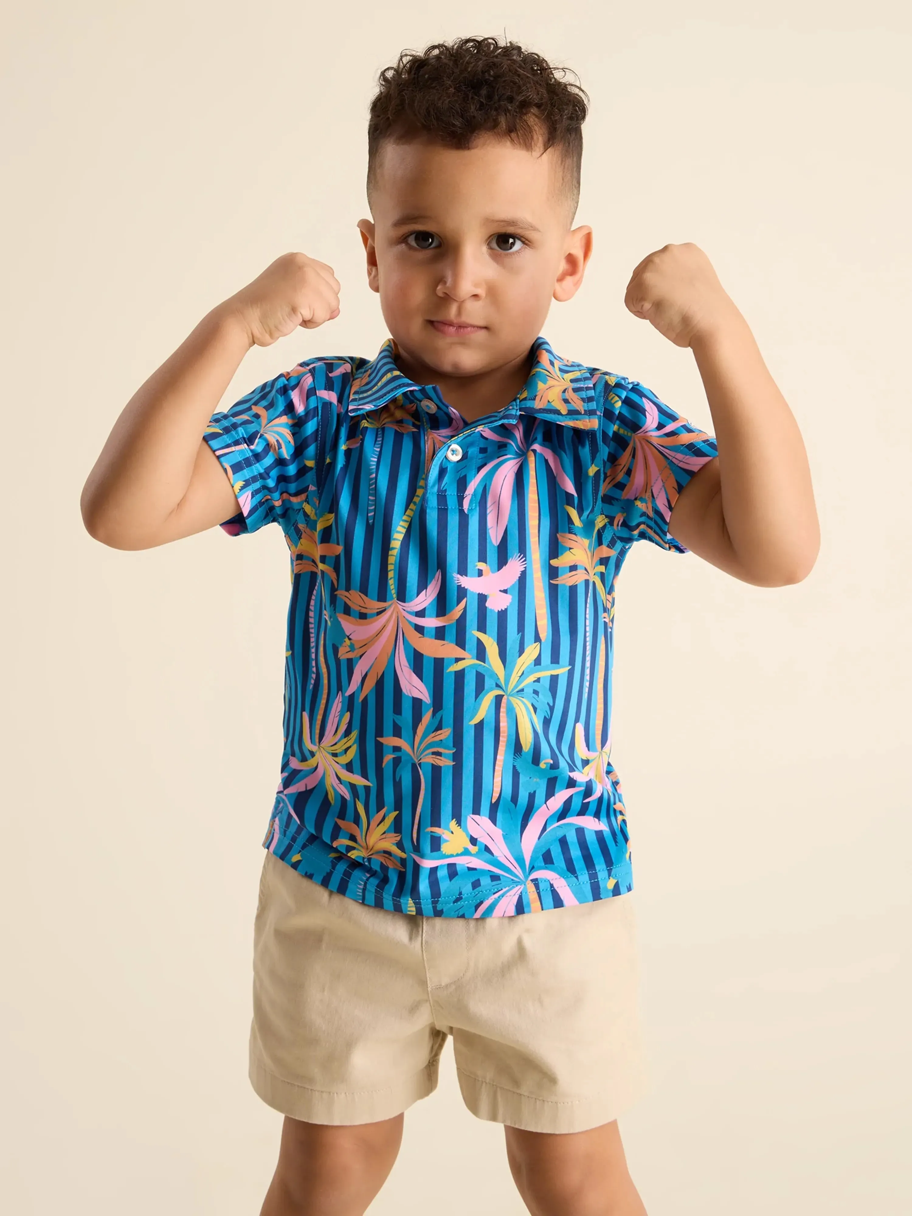 The Lil Wild Blue (Toddler Performance Polo)
