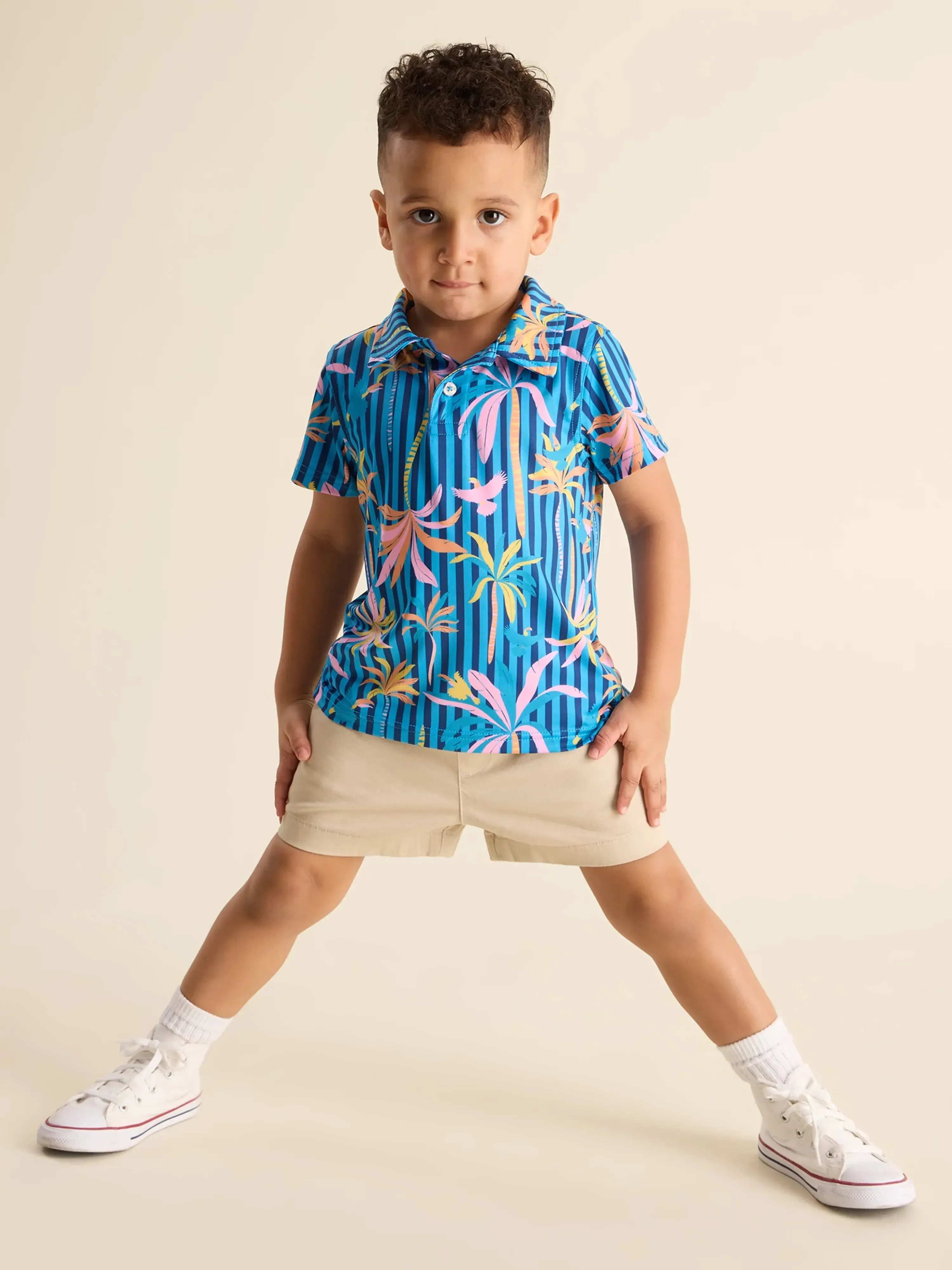 The Lil Wild Blue (Toddler Performance Polo)
