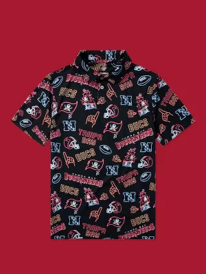 The Neon Buccaneers (NFL Boys Performance Polo)