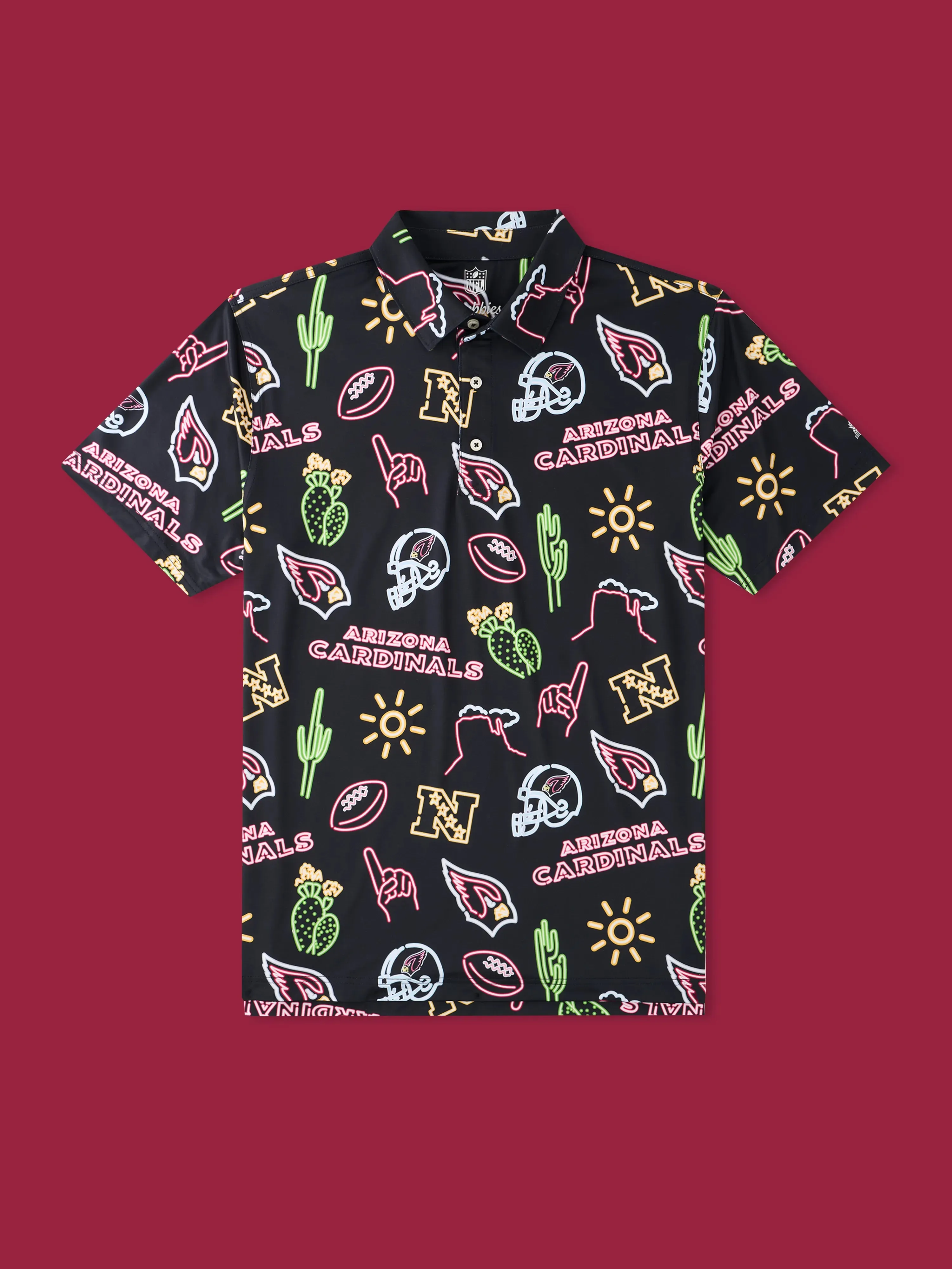 The Neon Cardinals (NFL Performance Polo)