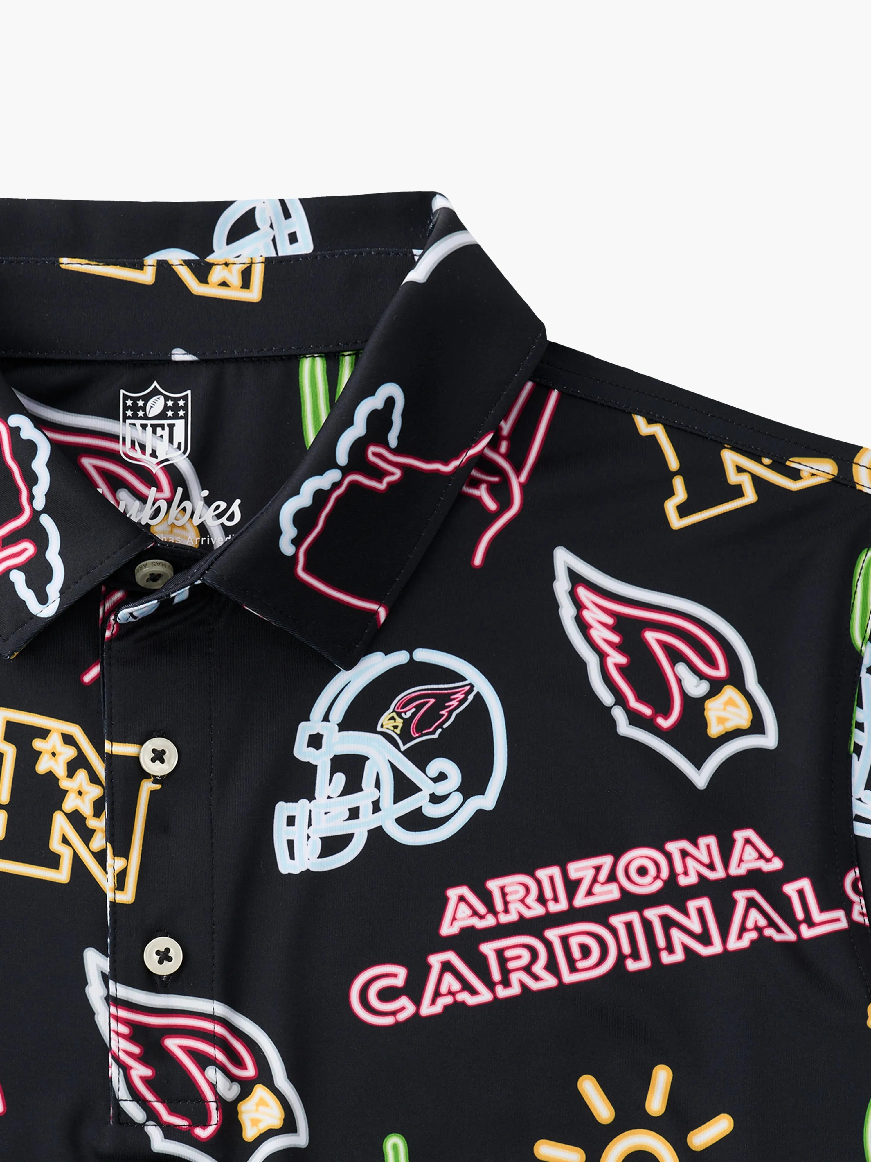 The Neon Cardinals (NFL Performance Polo)