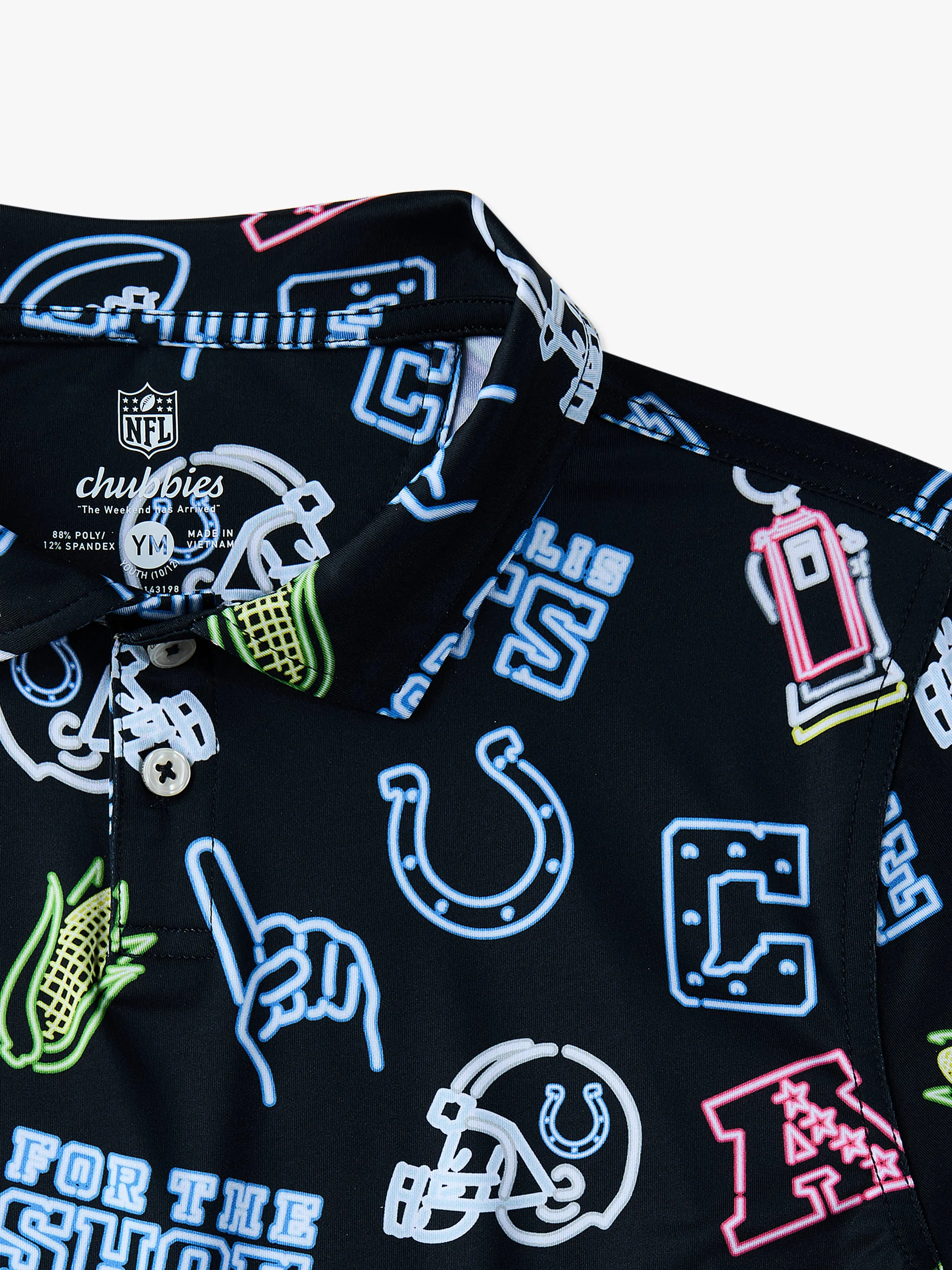 The Neon Colts (NFL Boys Performance Polo)