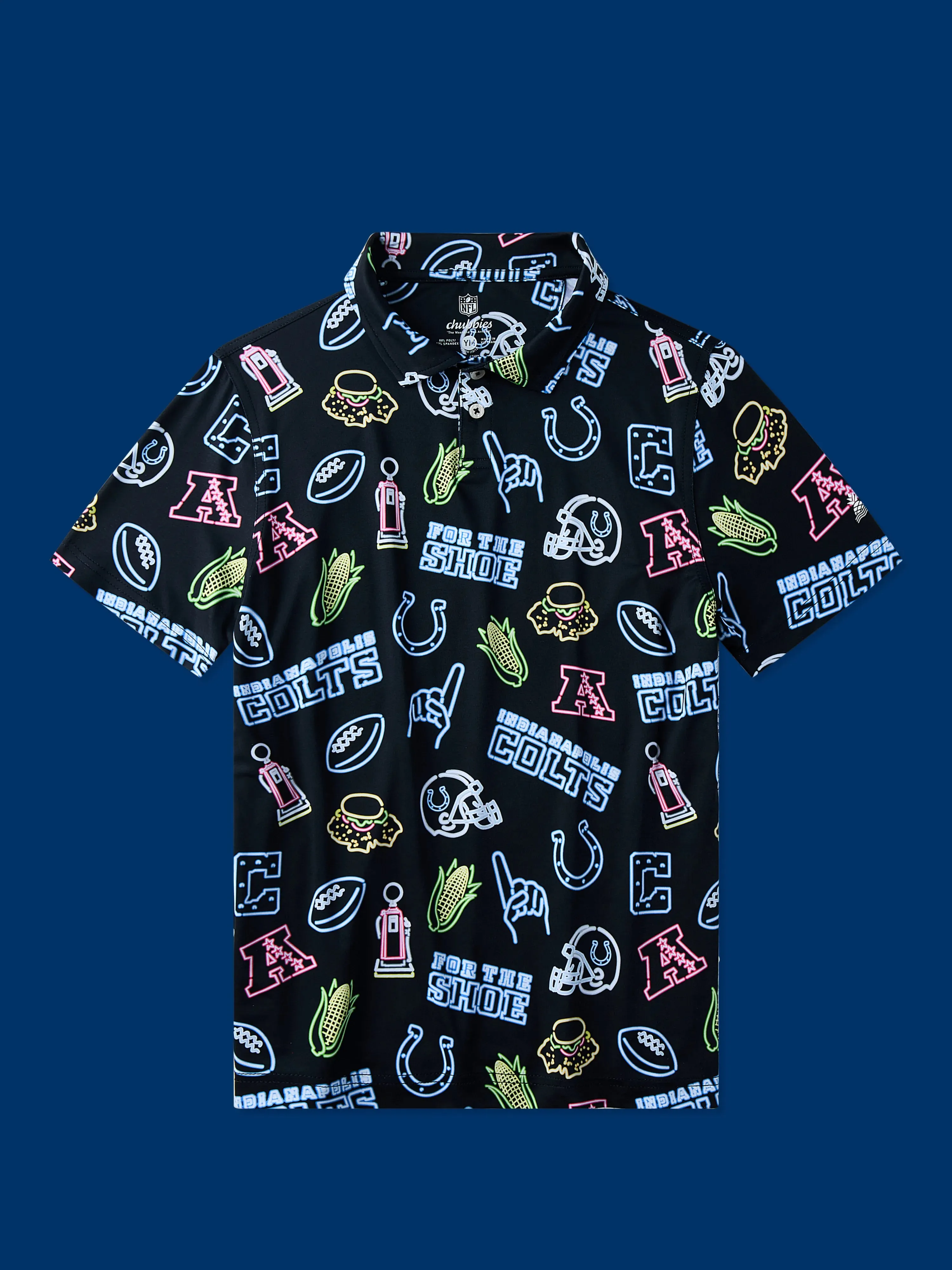 The Neon Colts (NFL Boys Performance Polo)