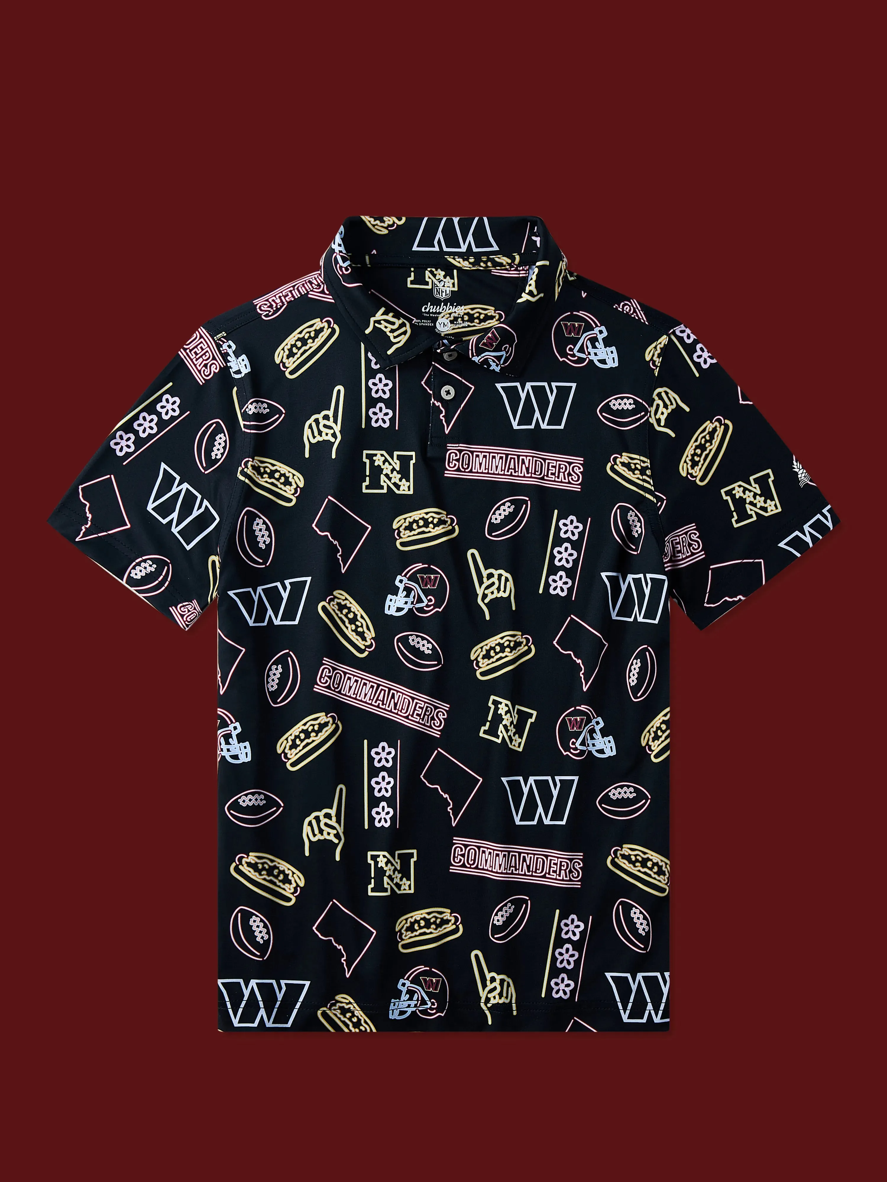 The Neon Commanders (NFL Boys Performance Polo)