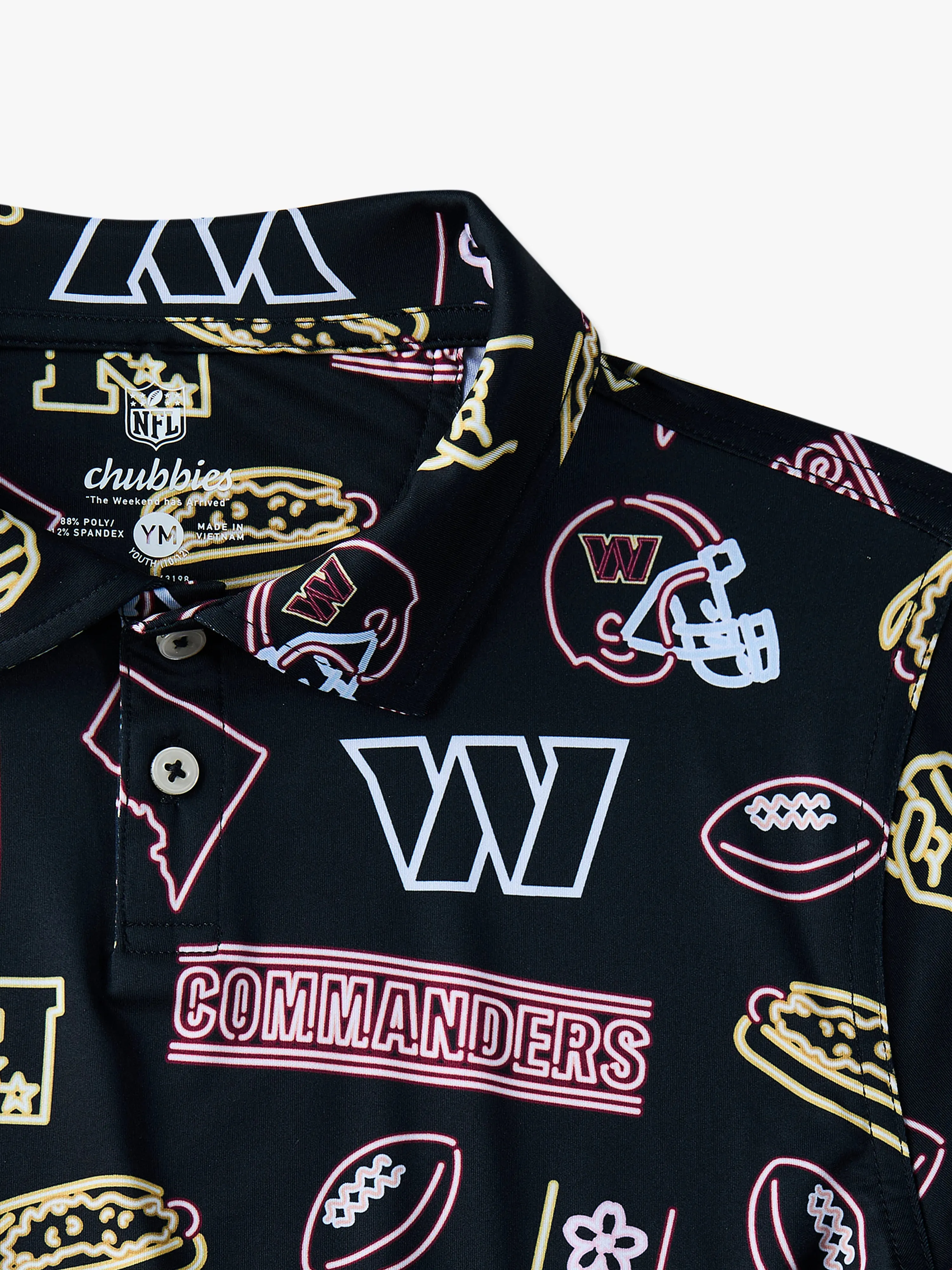 The Neon Commanders (NFL Boys Performance Polo)