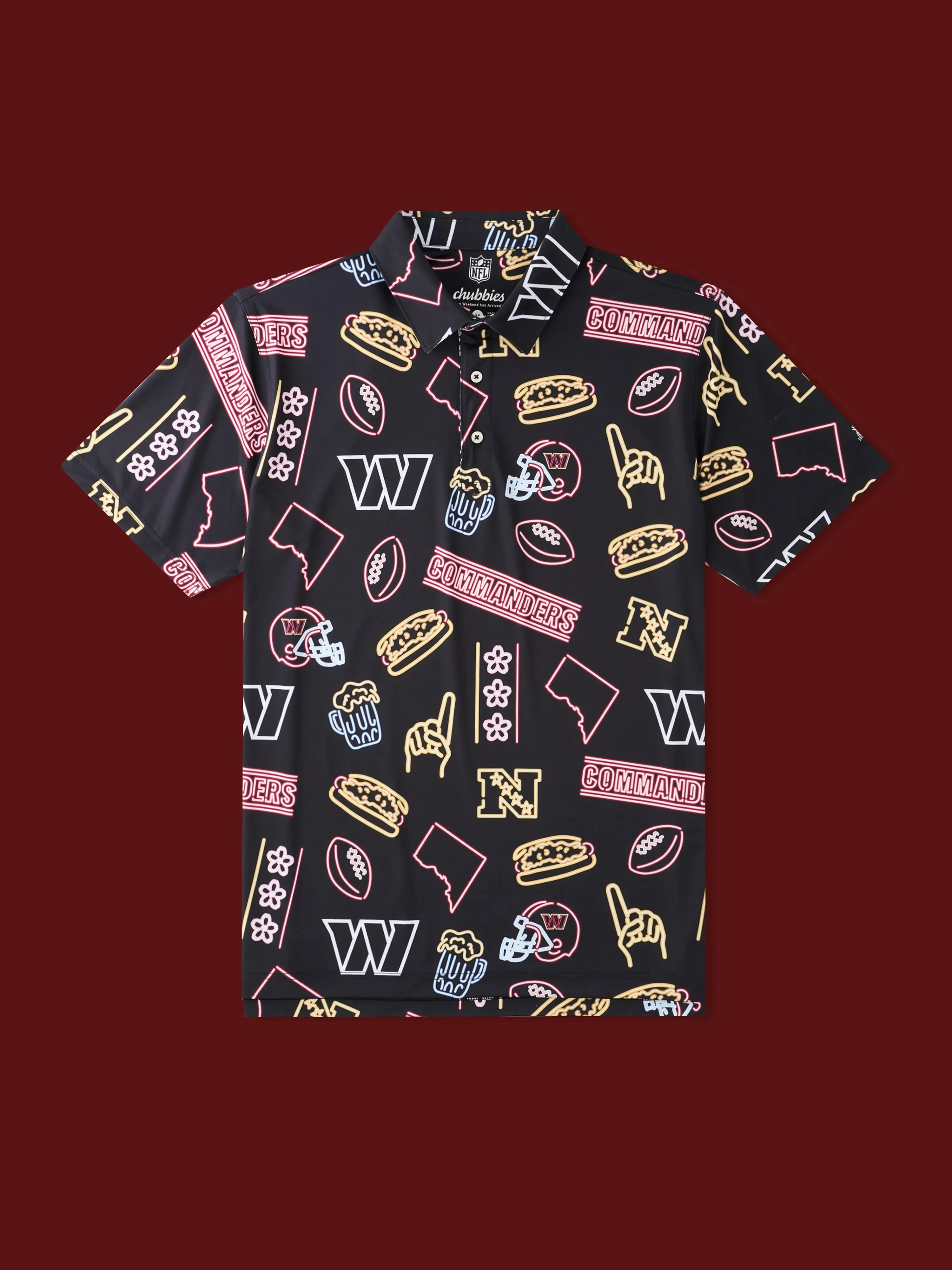 The Neon Commanders (NFL Performance Polo)