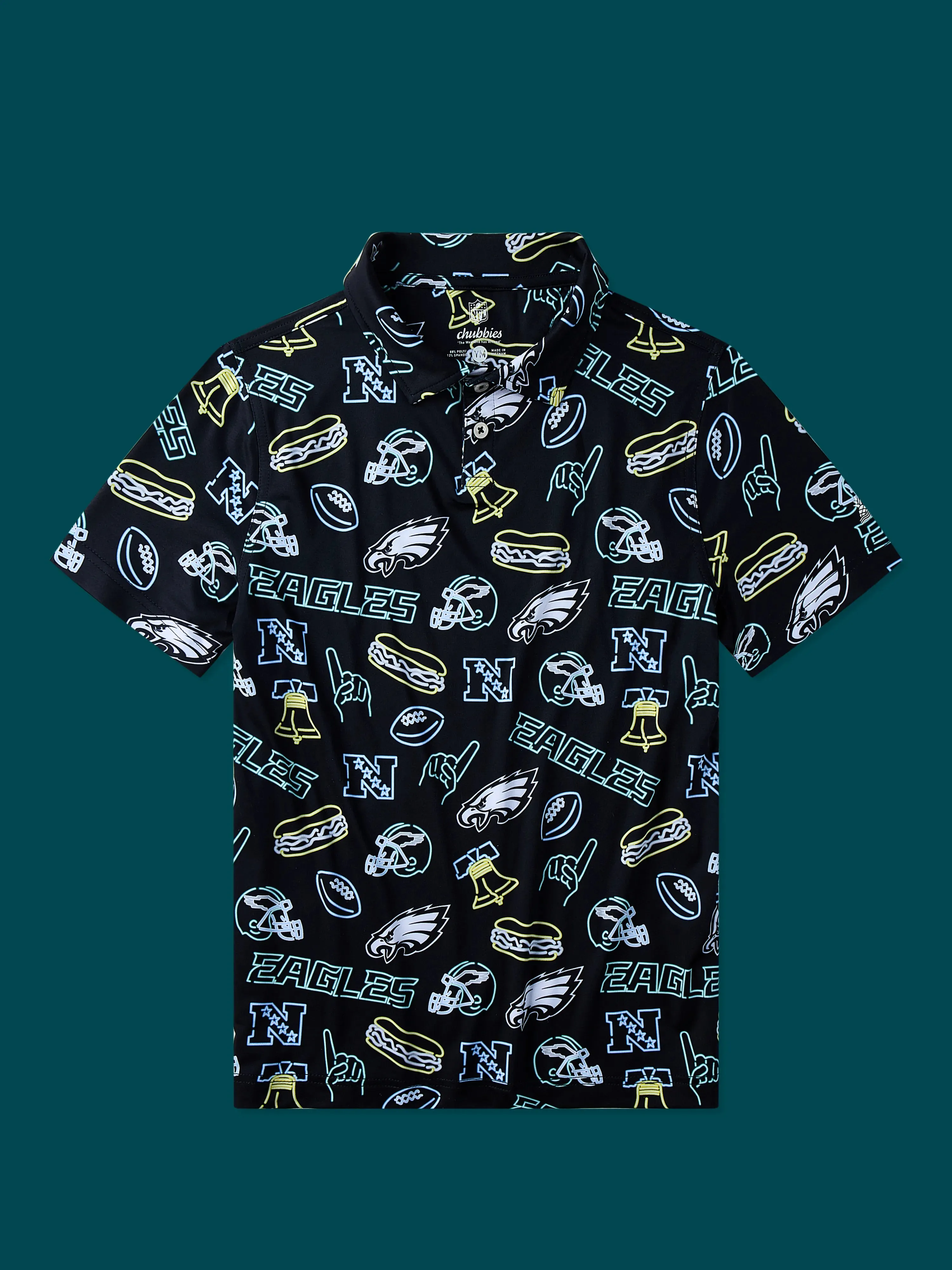 The Neon Eagles (NFL Boys Performance Polo)