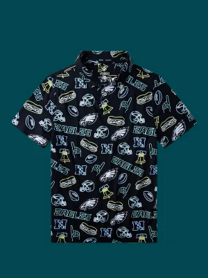 The Neon Eagles (NFL Boys Performance Polo)