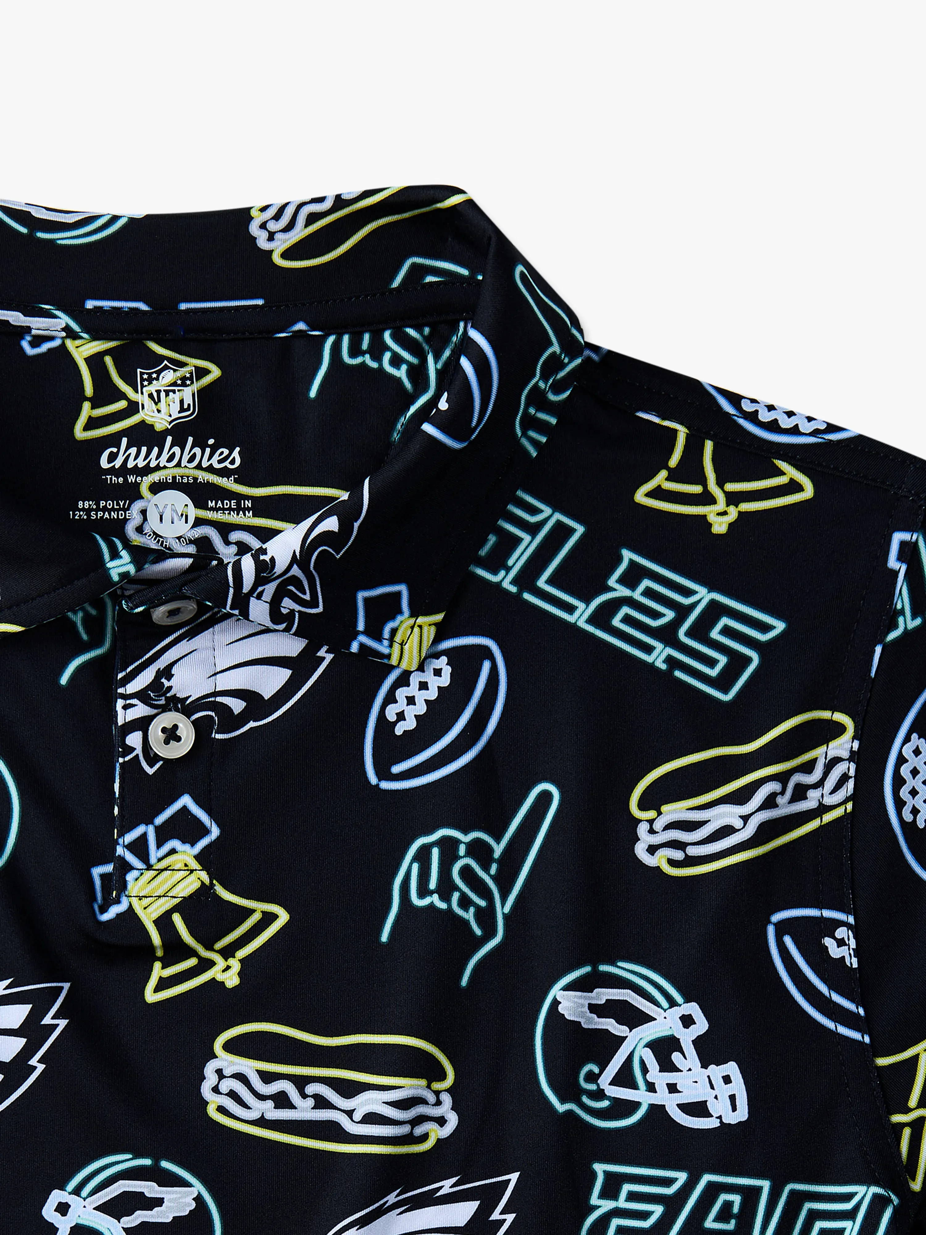 The Neon Eagles (NFL Boys Performance Polo)