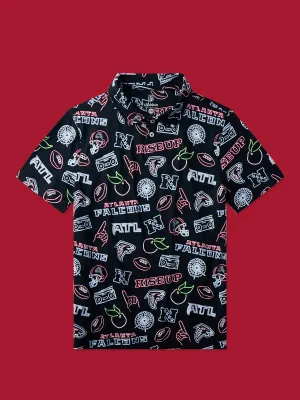 The Neon Falcons (NFL Boys Performance Polo)