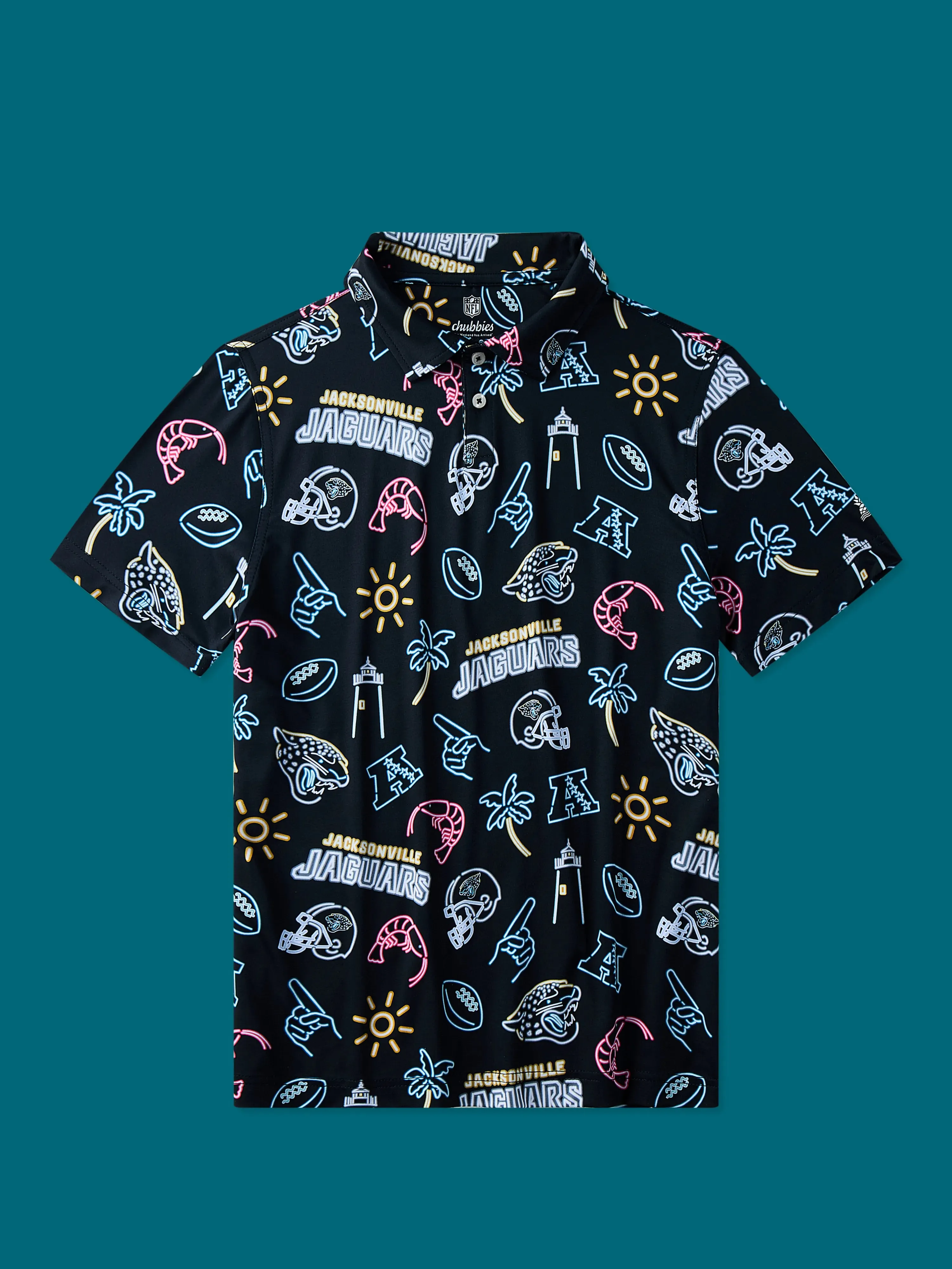 The Neon Jaguars (NFL Boys Performance Polo)