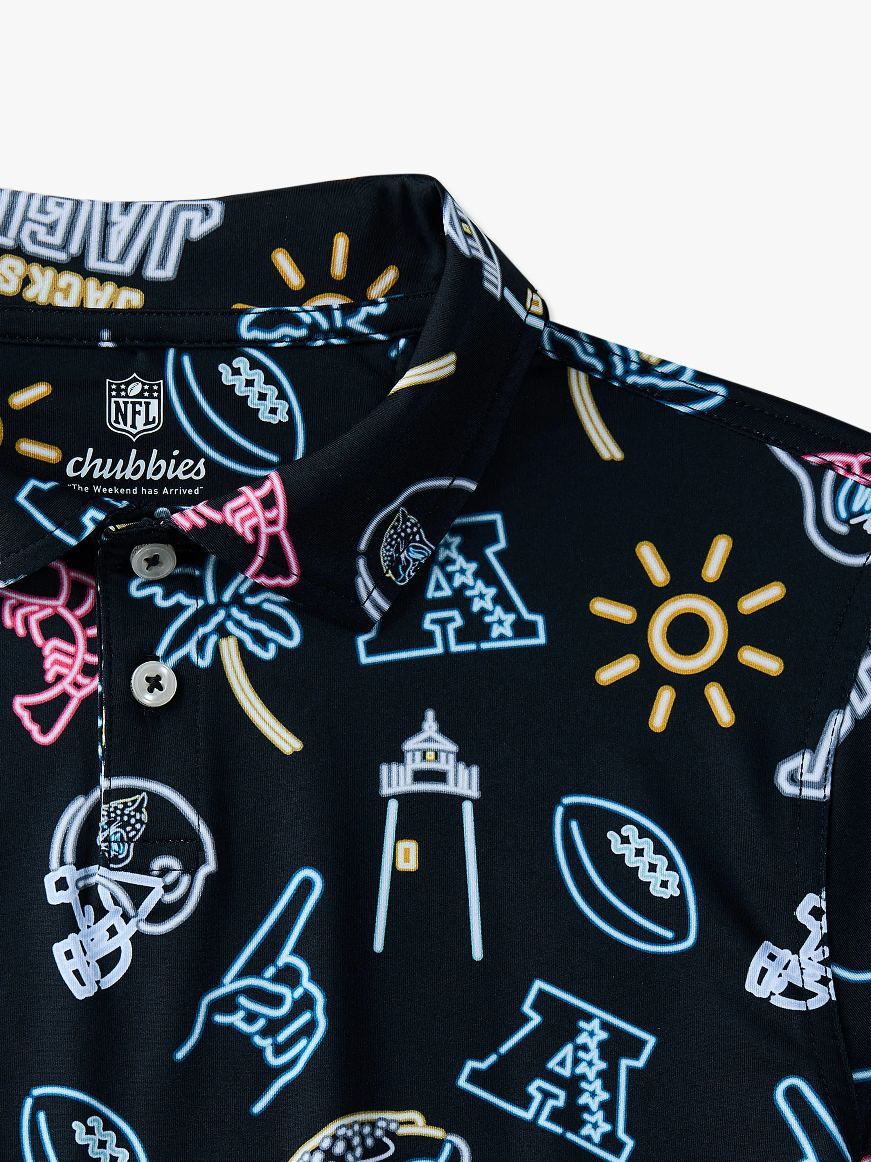 The Neon Jaguars (NFL Boys Performance Polo)