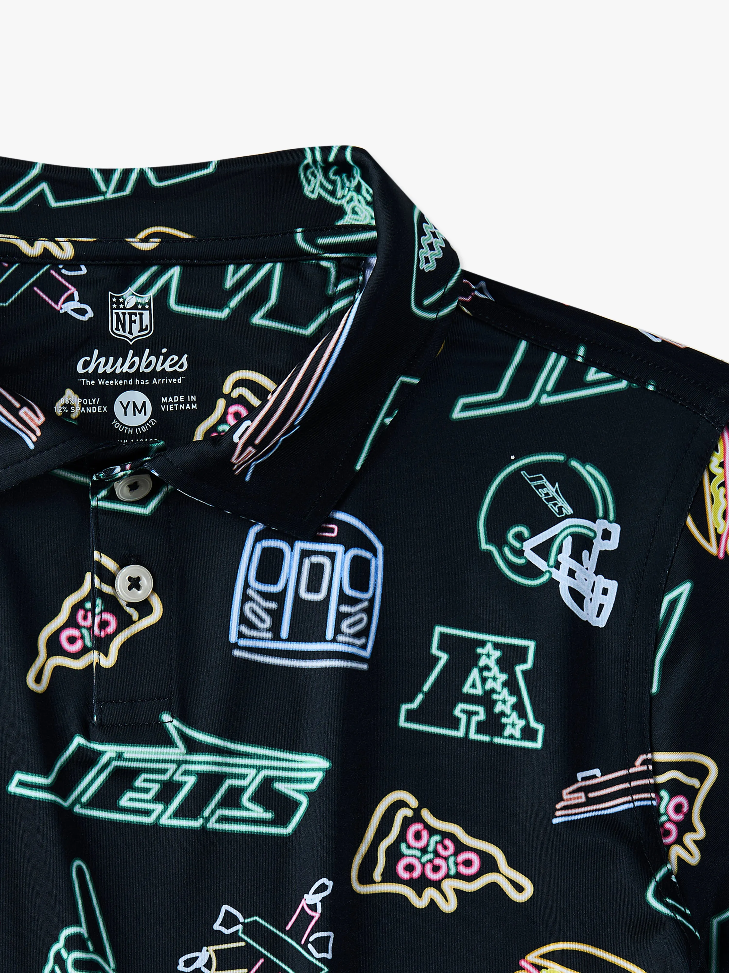 The Neon Jets (NFL Boys Performance Polo)
