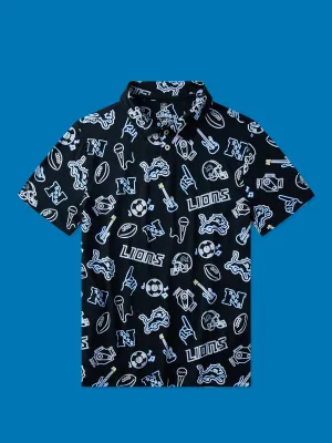 The Neon Lions (NFL Boys Performance Polo)