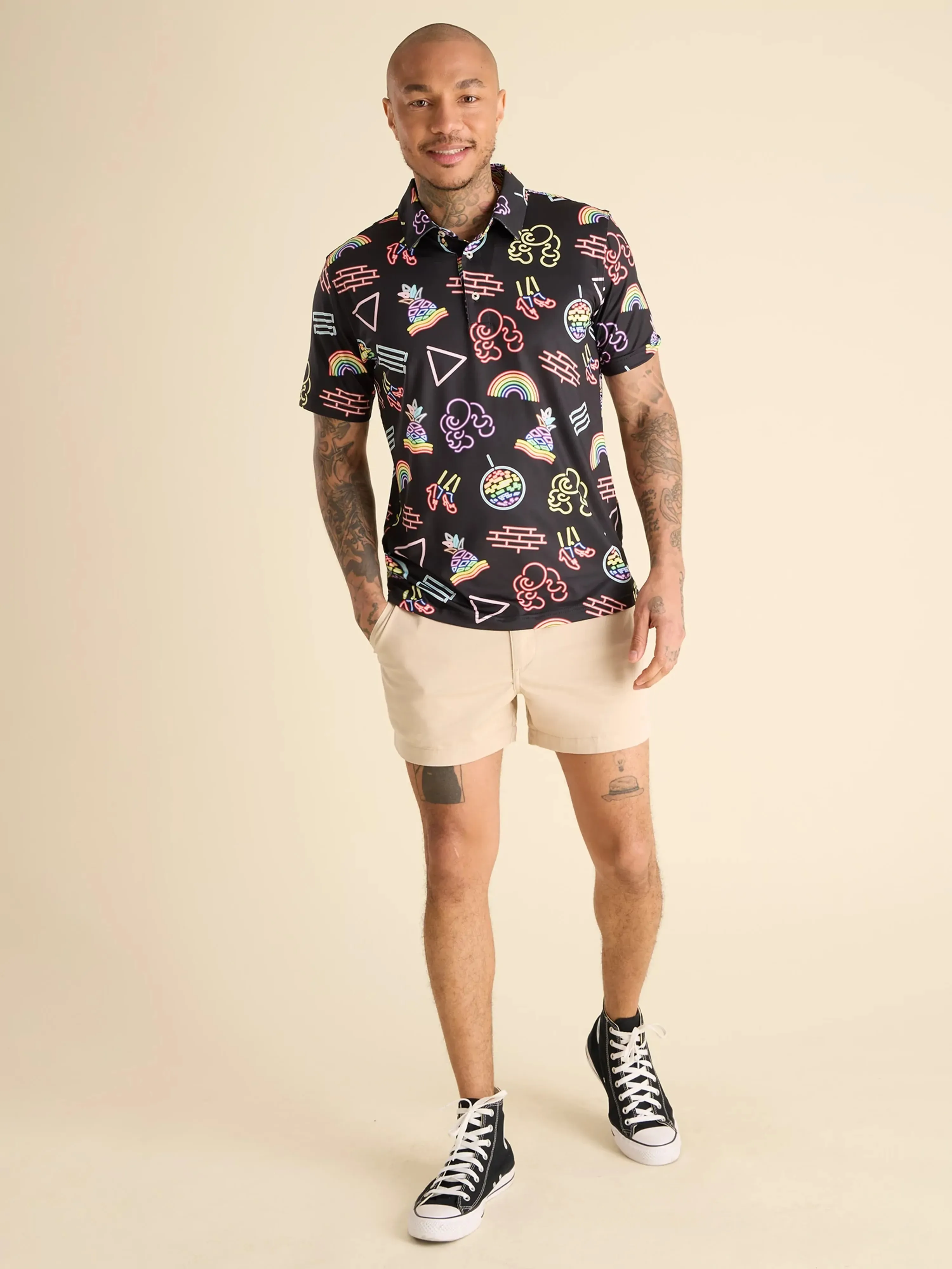 The Neon Pride (Performance Polo)