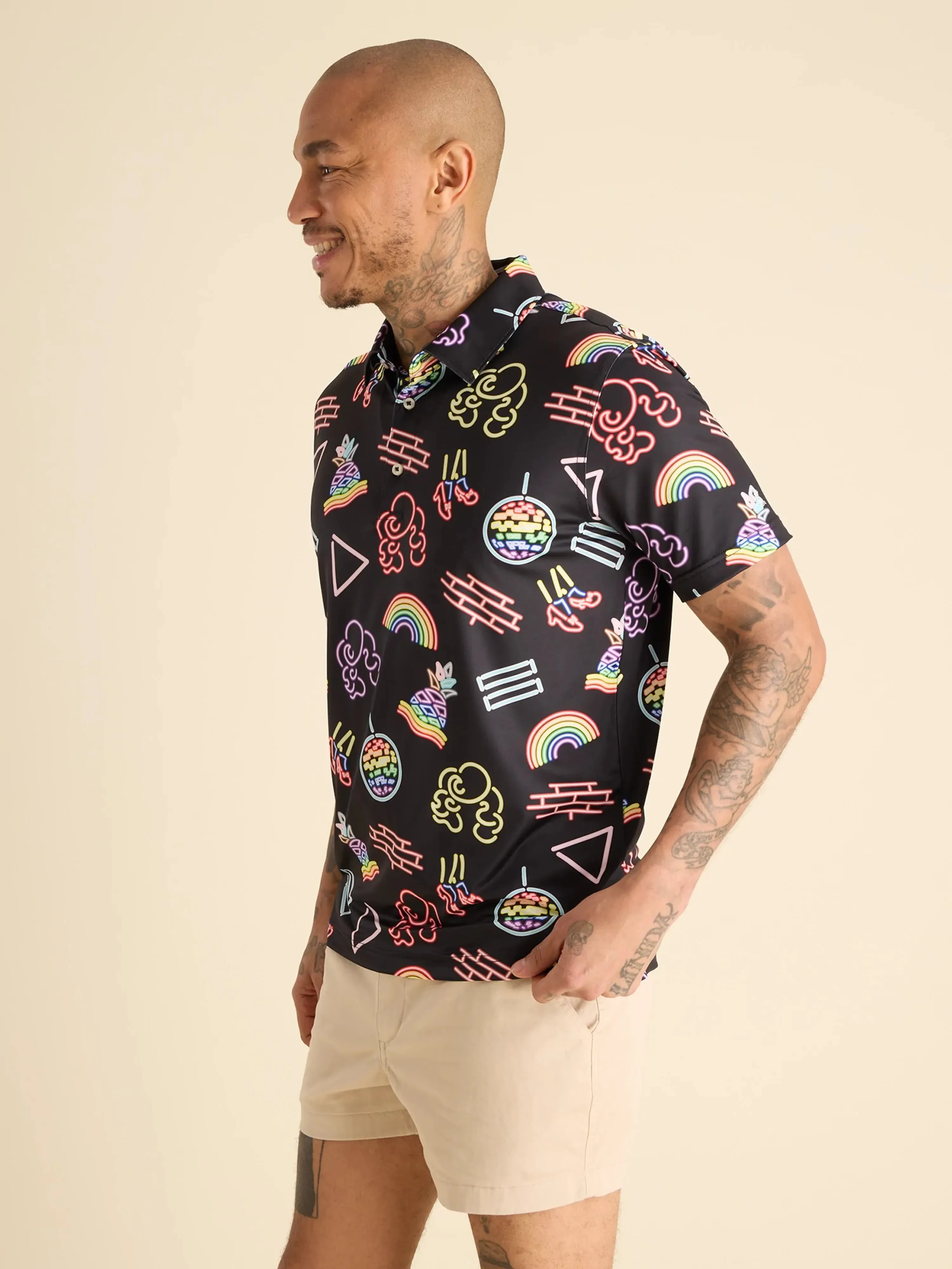 The Neon Pride (Performance Polo)
