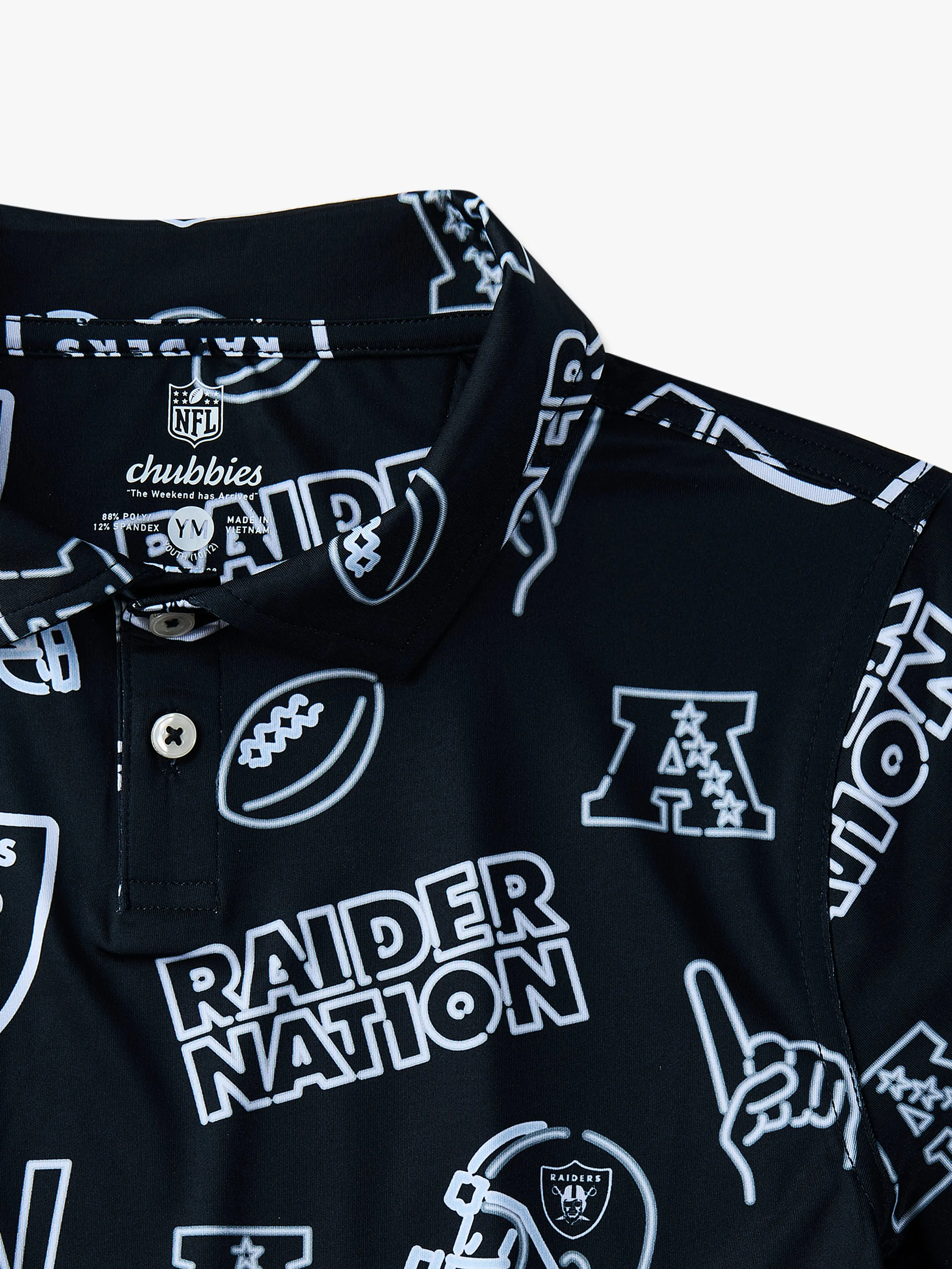 The Neon Raiders (NFL Boys Performance Polo)