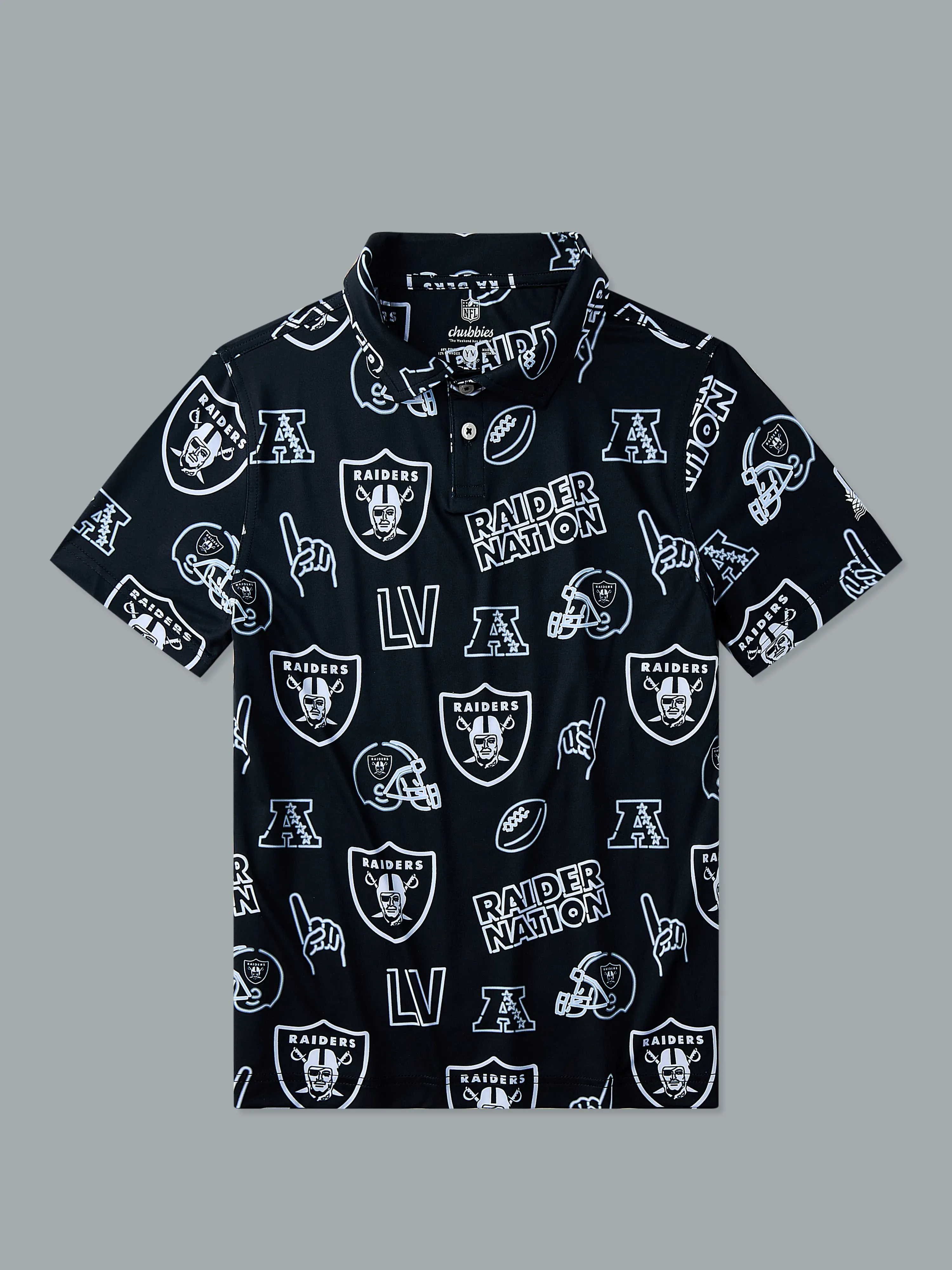 The Neon Raiders (NFL Boys Performance Polo)
