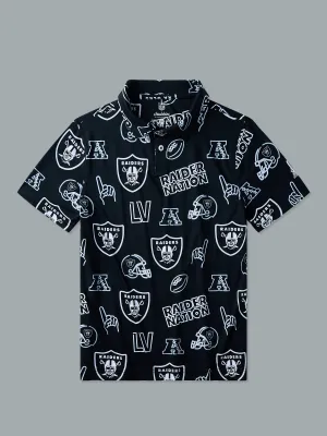 The Neon Raiders (NFL Boys Performance Polo)