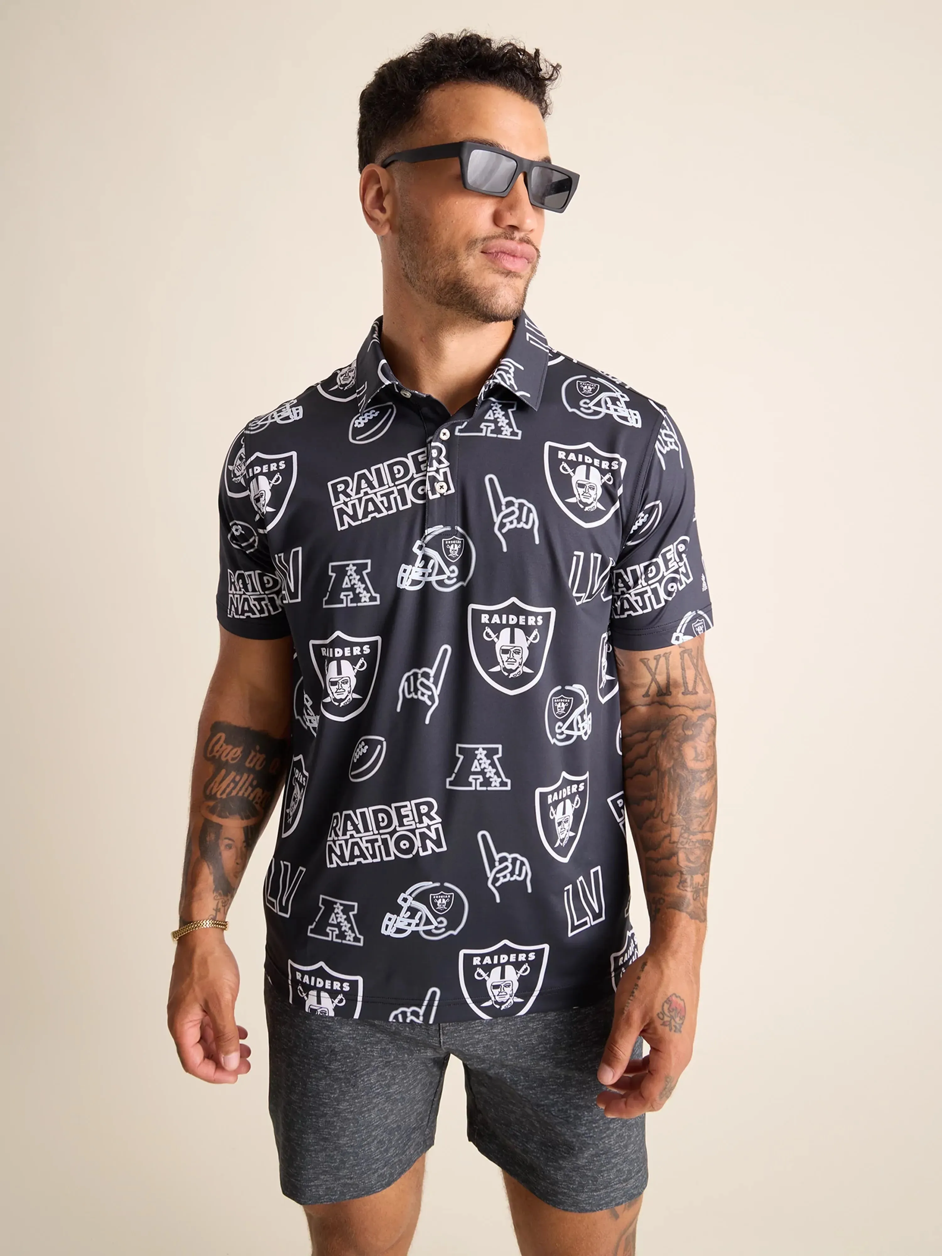 The Neon Raiders (NFL Performance Polo)