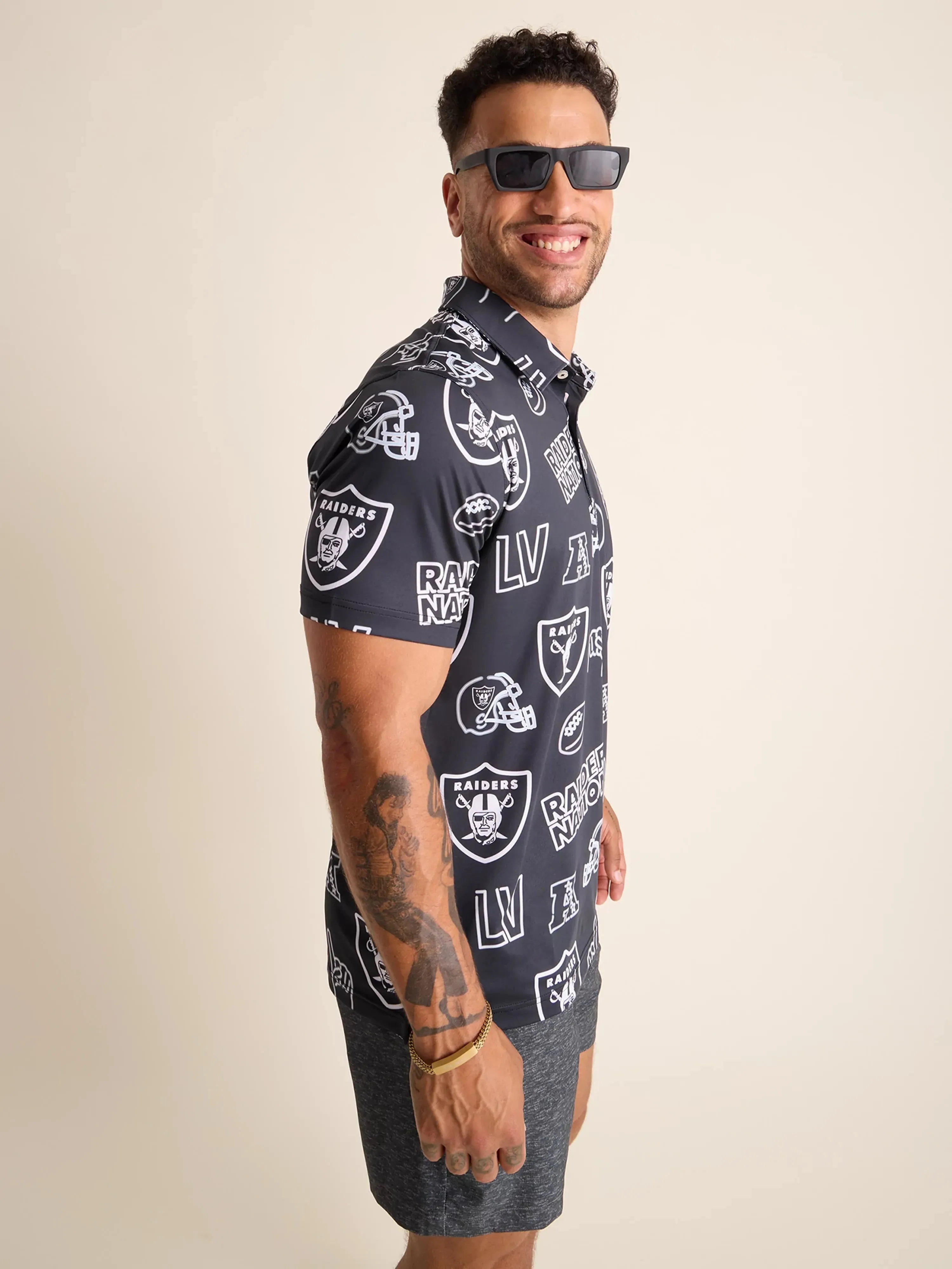 The Neon Raiders (NFL Performance Polo)