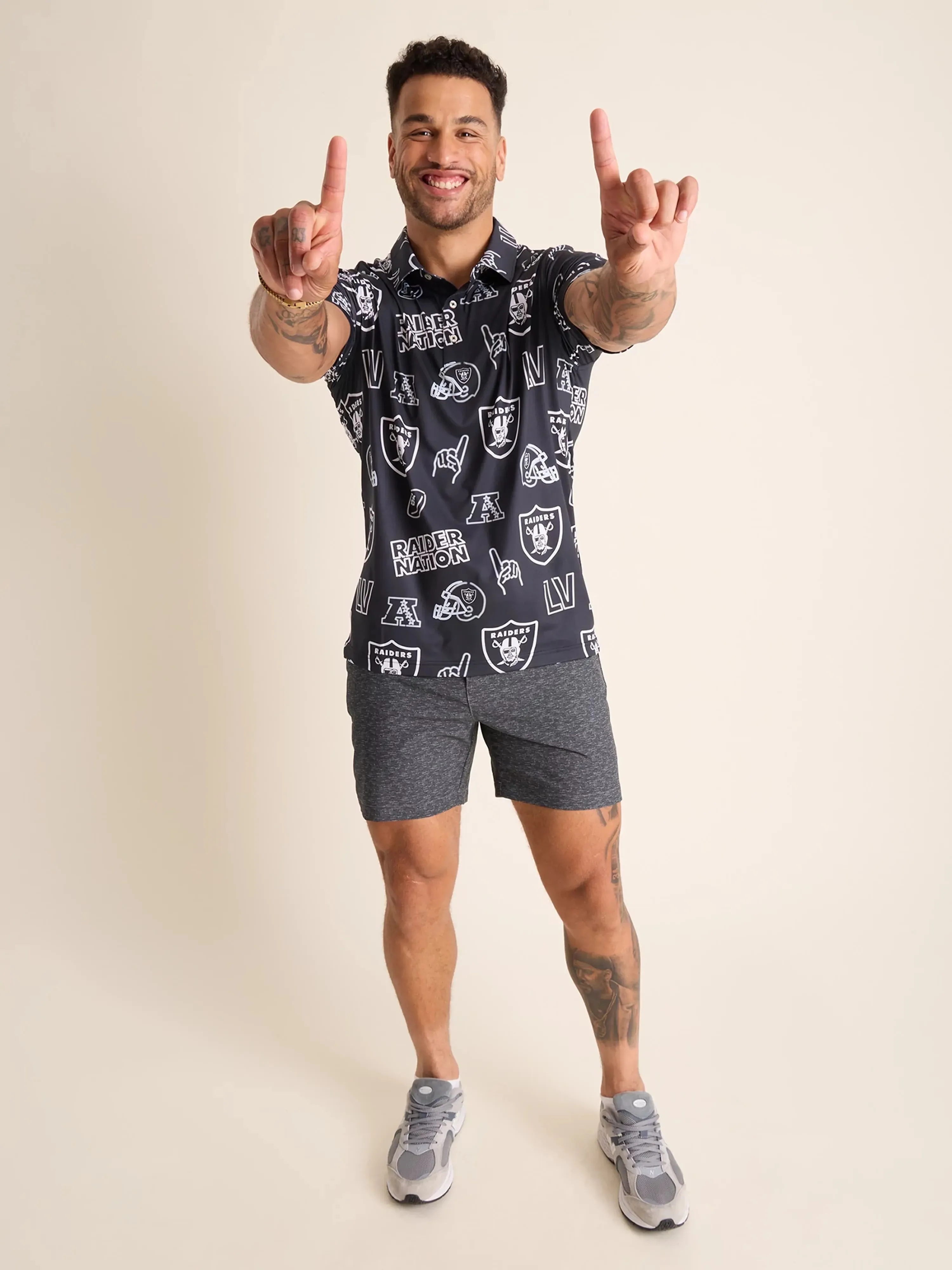 The Neon Raiders (NFL Performance Polo)
