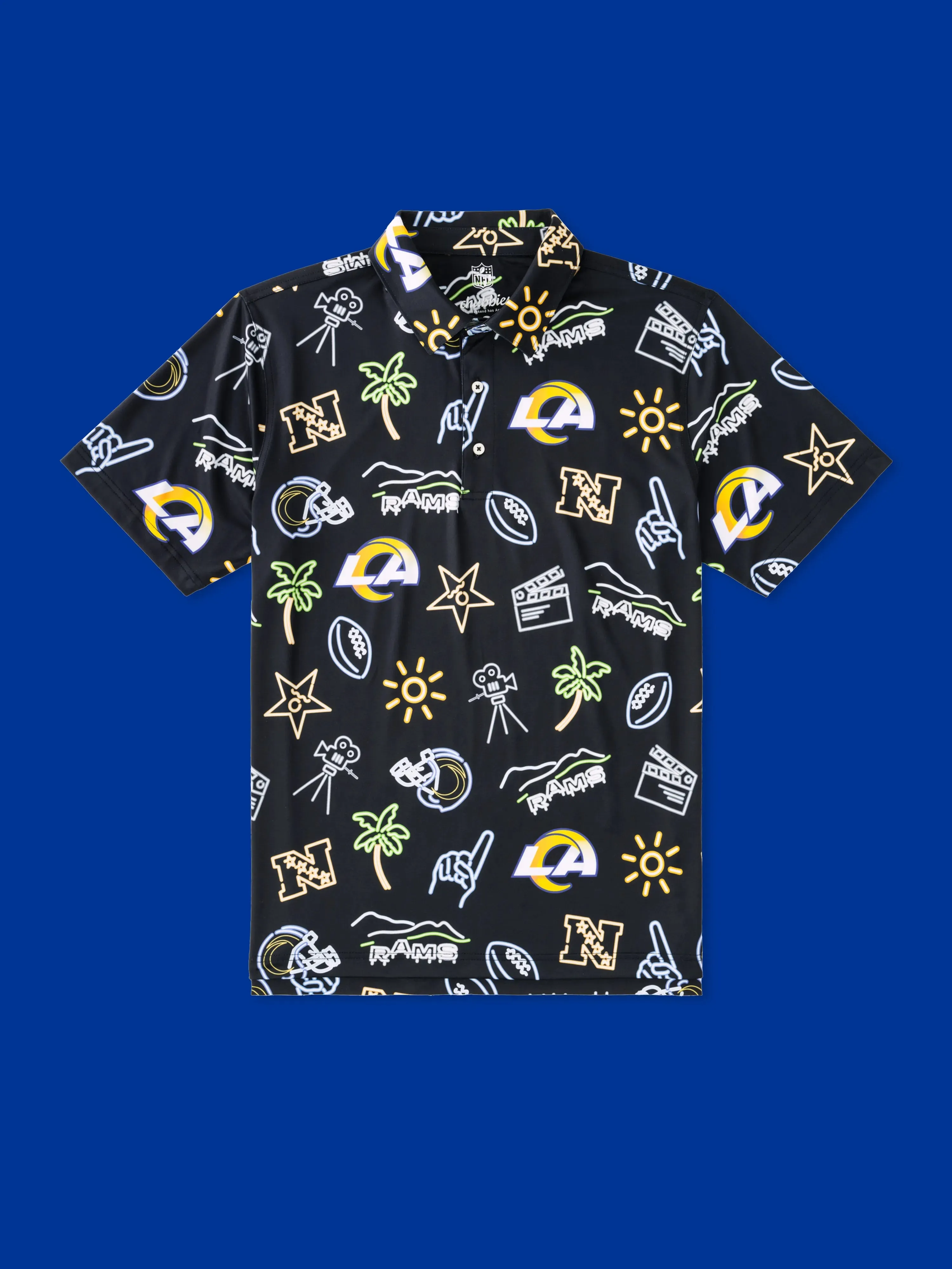 The Neon Rams (NFL Performance Polo)