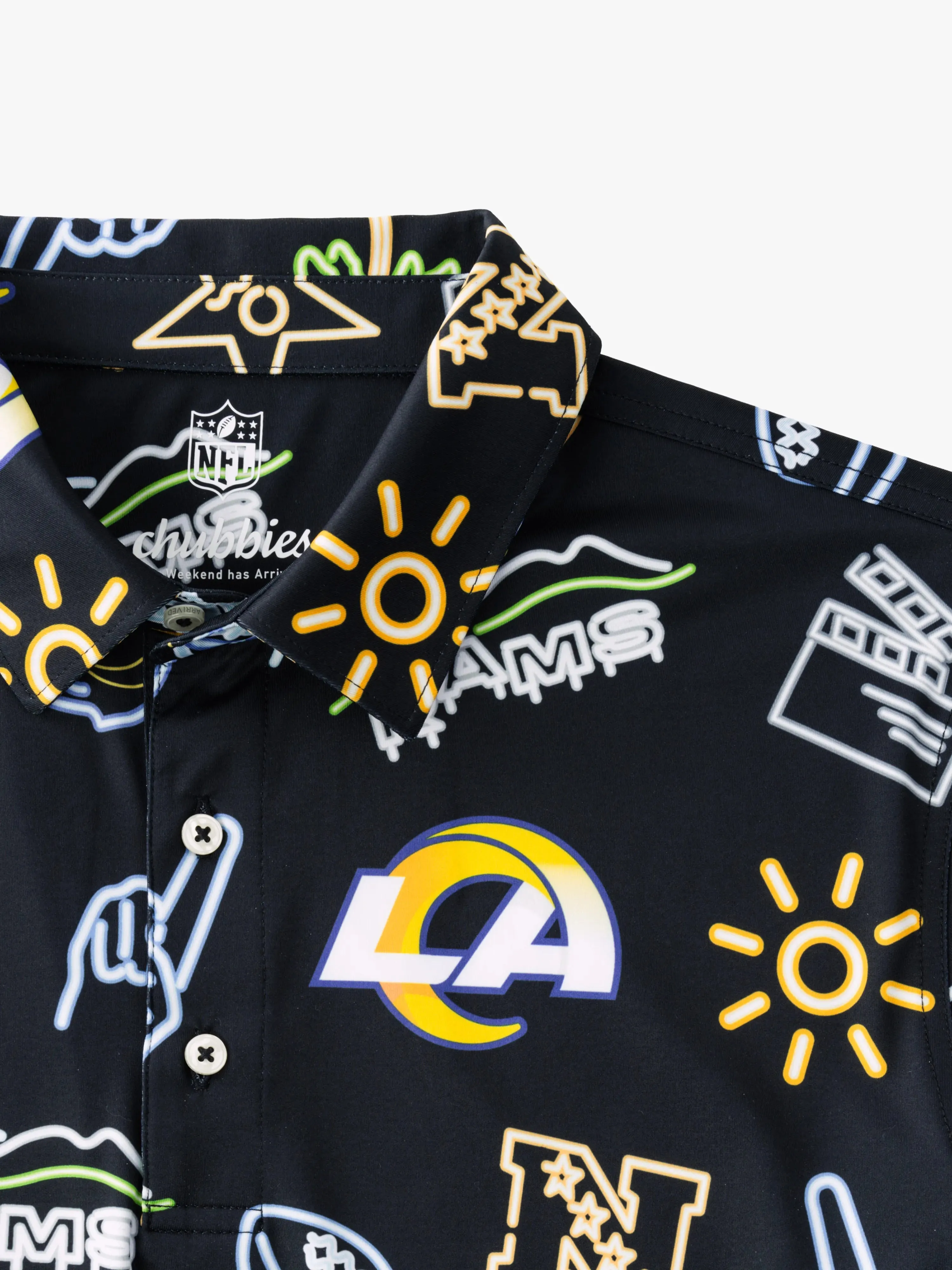 The Neon Rams (NFL Performance Polo)