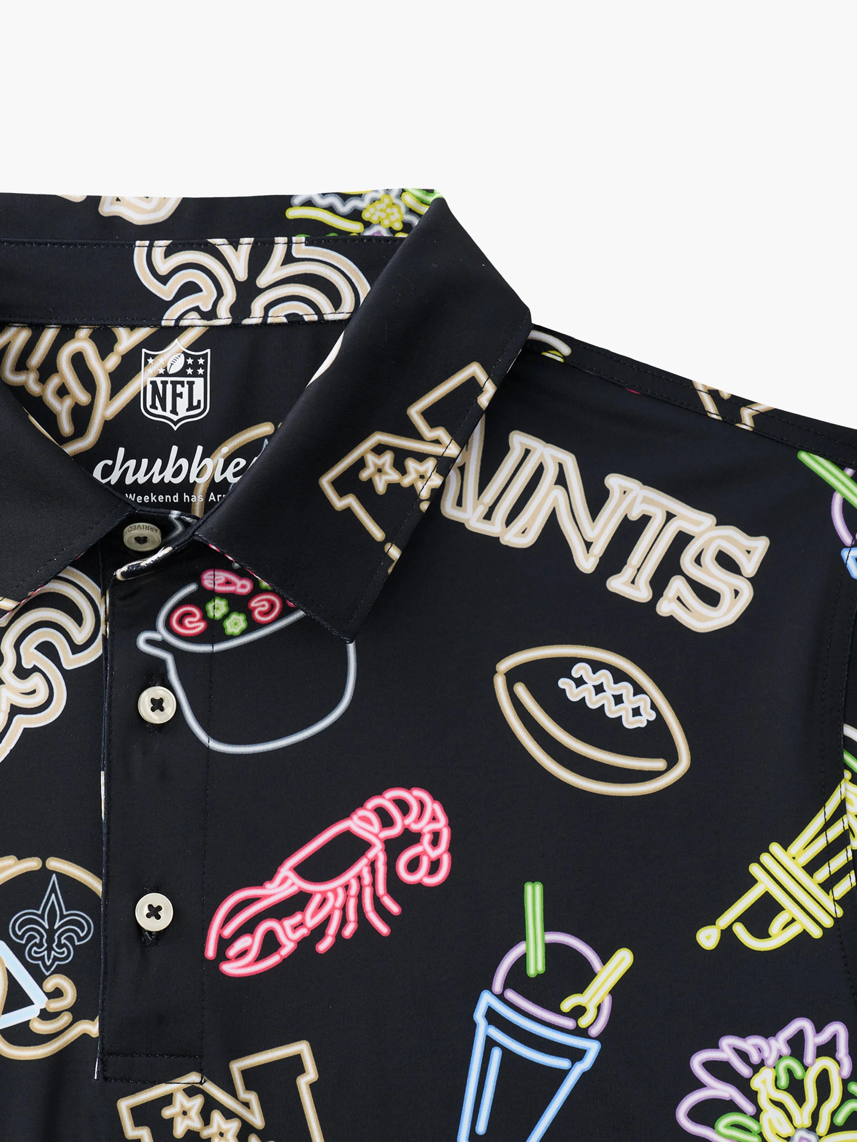 The Neon Saints (NFL Performance Polo)