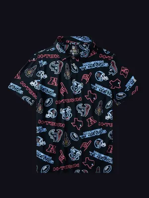 The Neon Texans (NFL Boys Performance Polo)