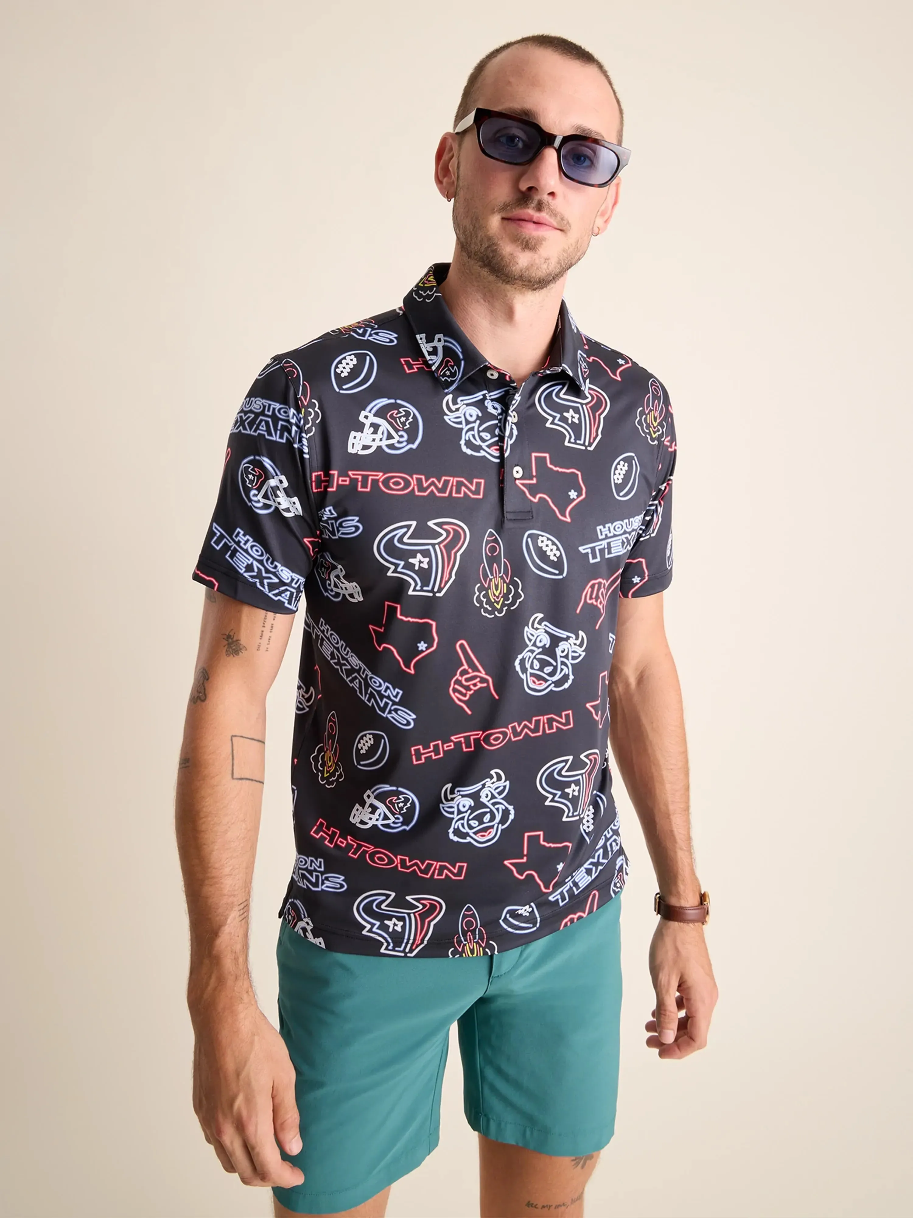 The Neon Texans (NFL Performance Polo)