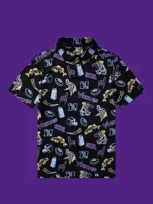 The Neon Vikings (NFL Boys Performance Polo)