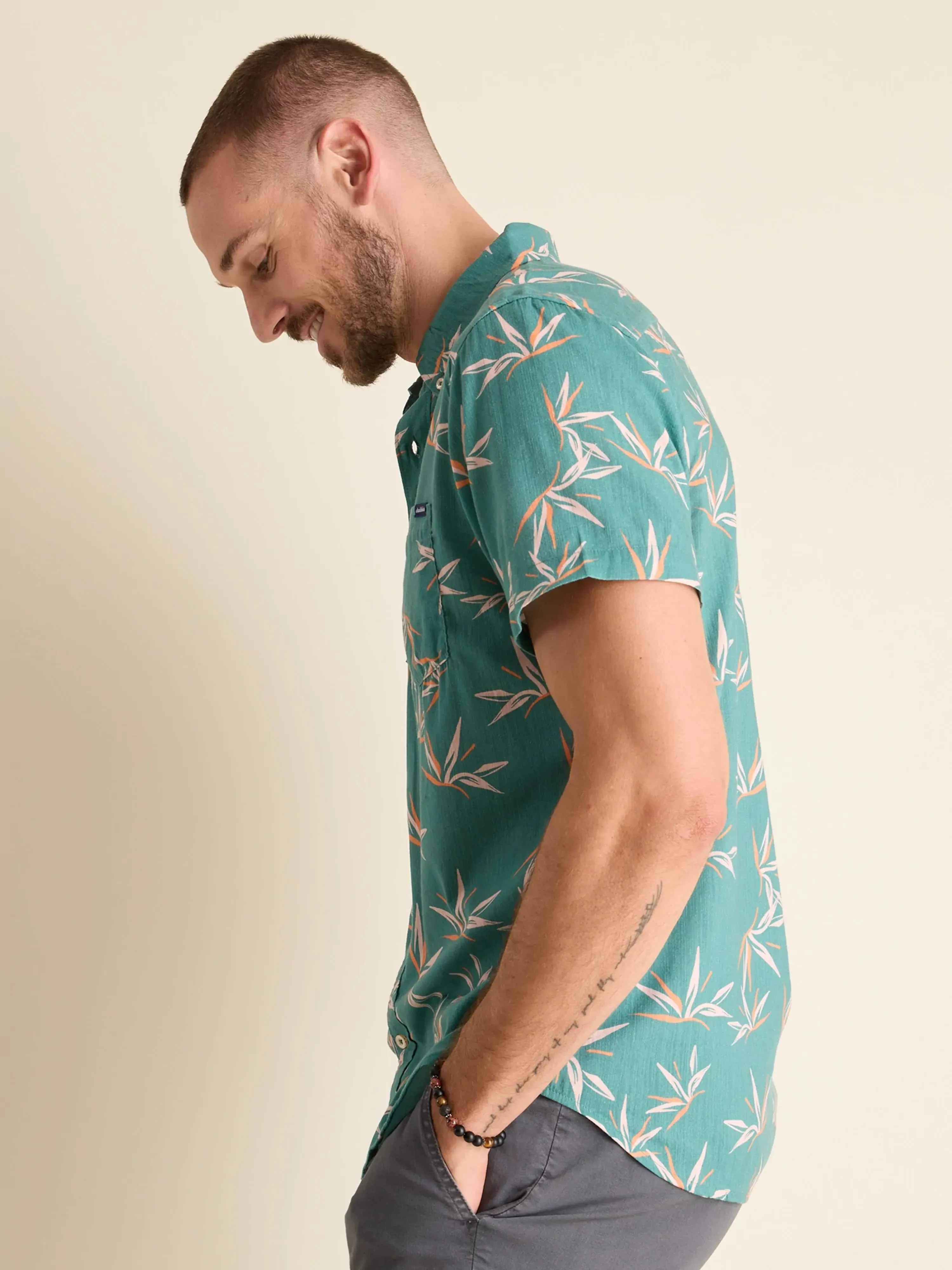 The Paradise Petal (Slub Poplin Friday Shirt)