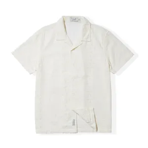 The Resort Embroidered Shirt - Ecru