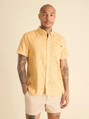 The Screen Saver (Resort Weave Friday Shirt) - Yellow