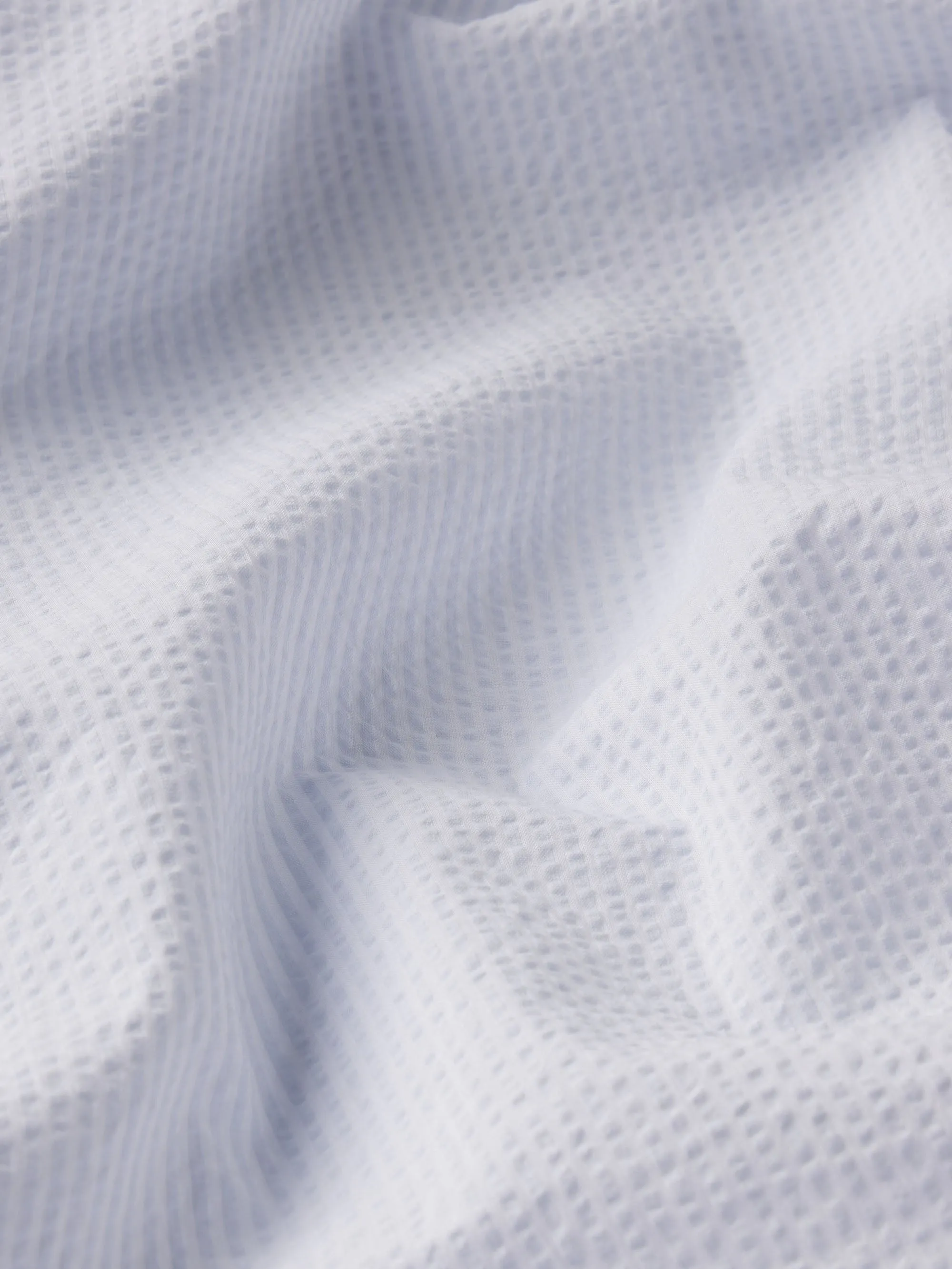 The Seersucker Classic Shirt -- Light Chambray Multi