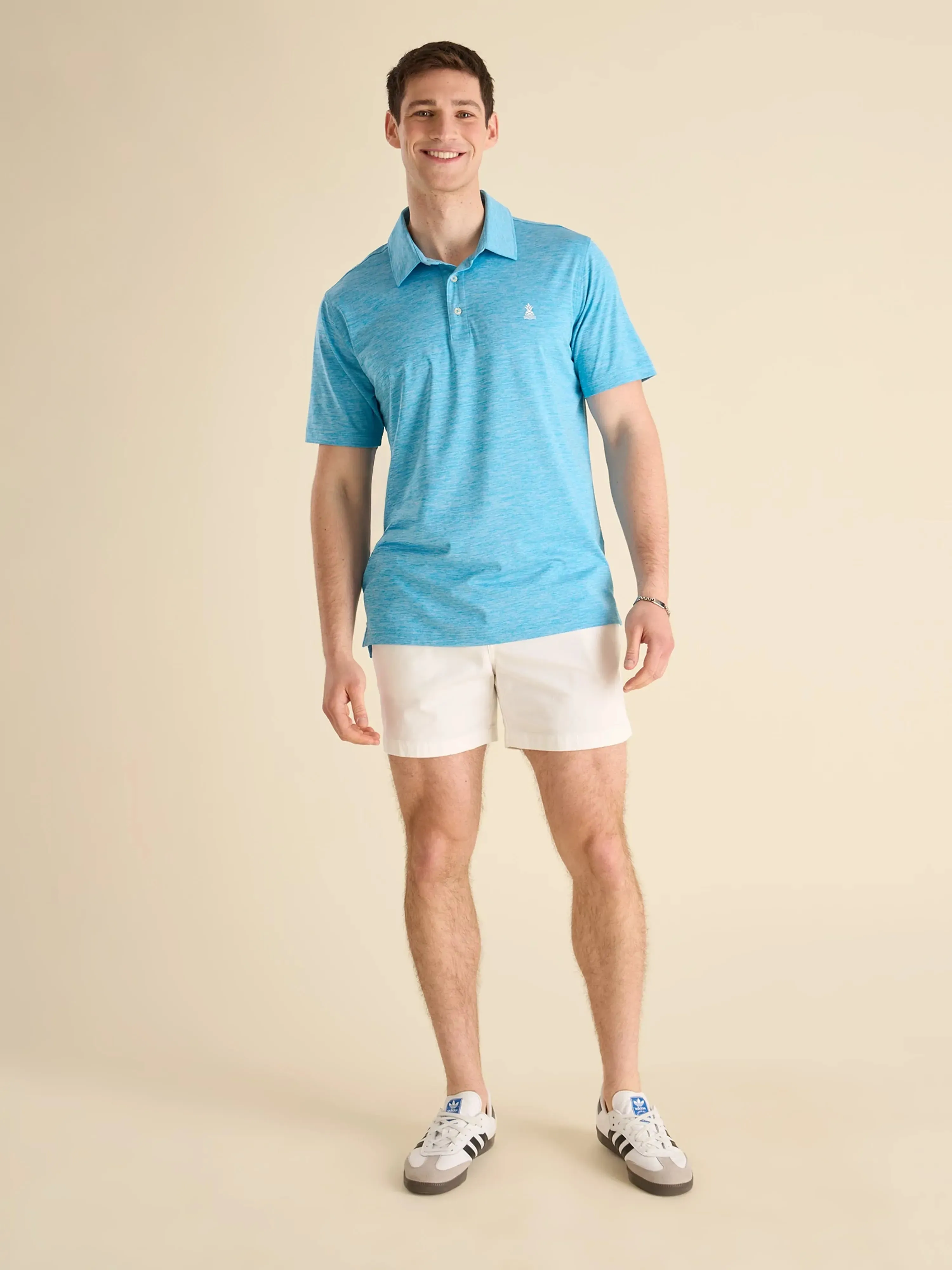 The Teal Blue Sea (Performance Polo)