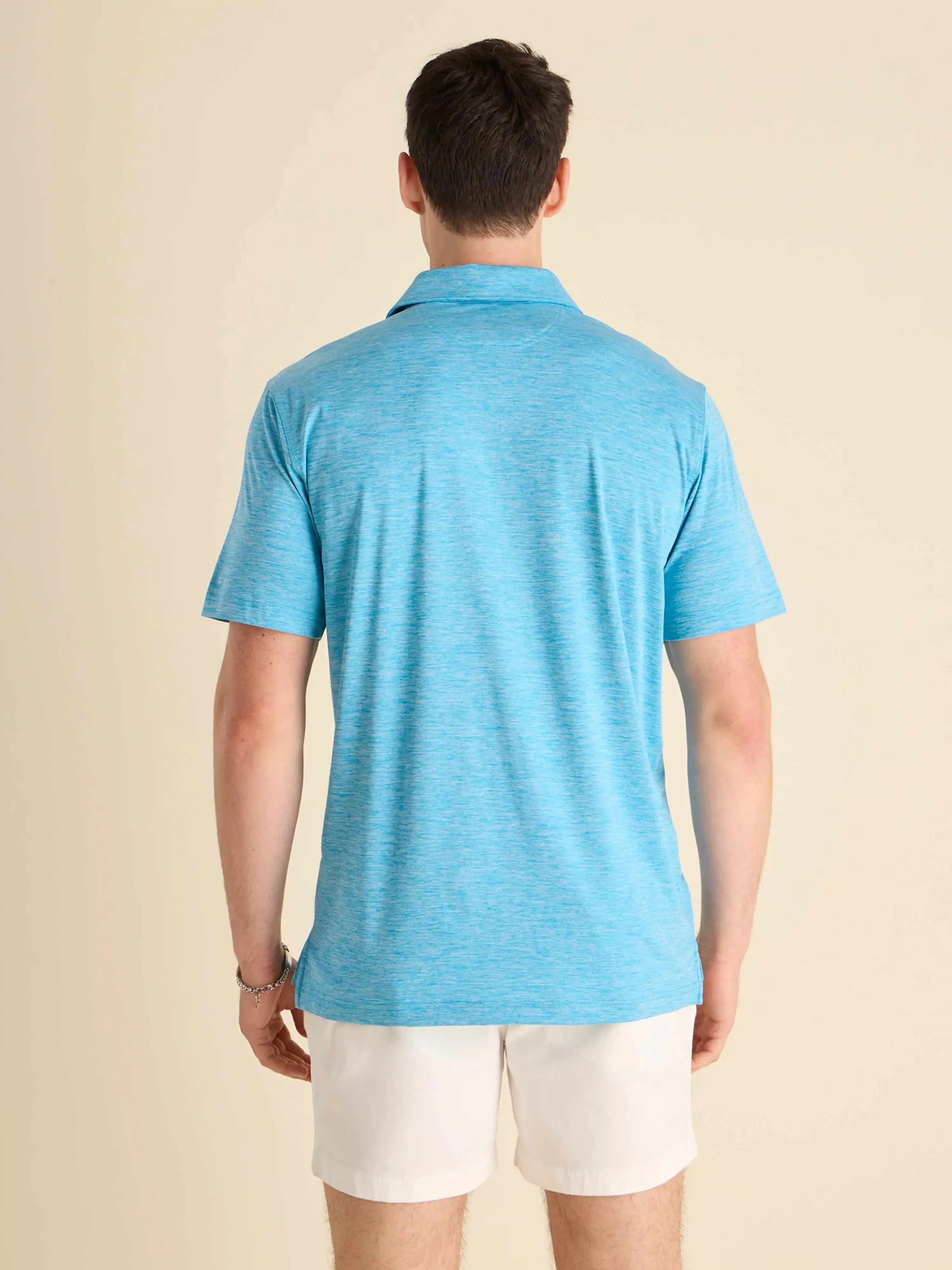 The Teal Blue Sea (Performance Polo)