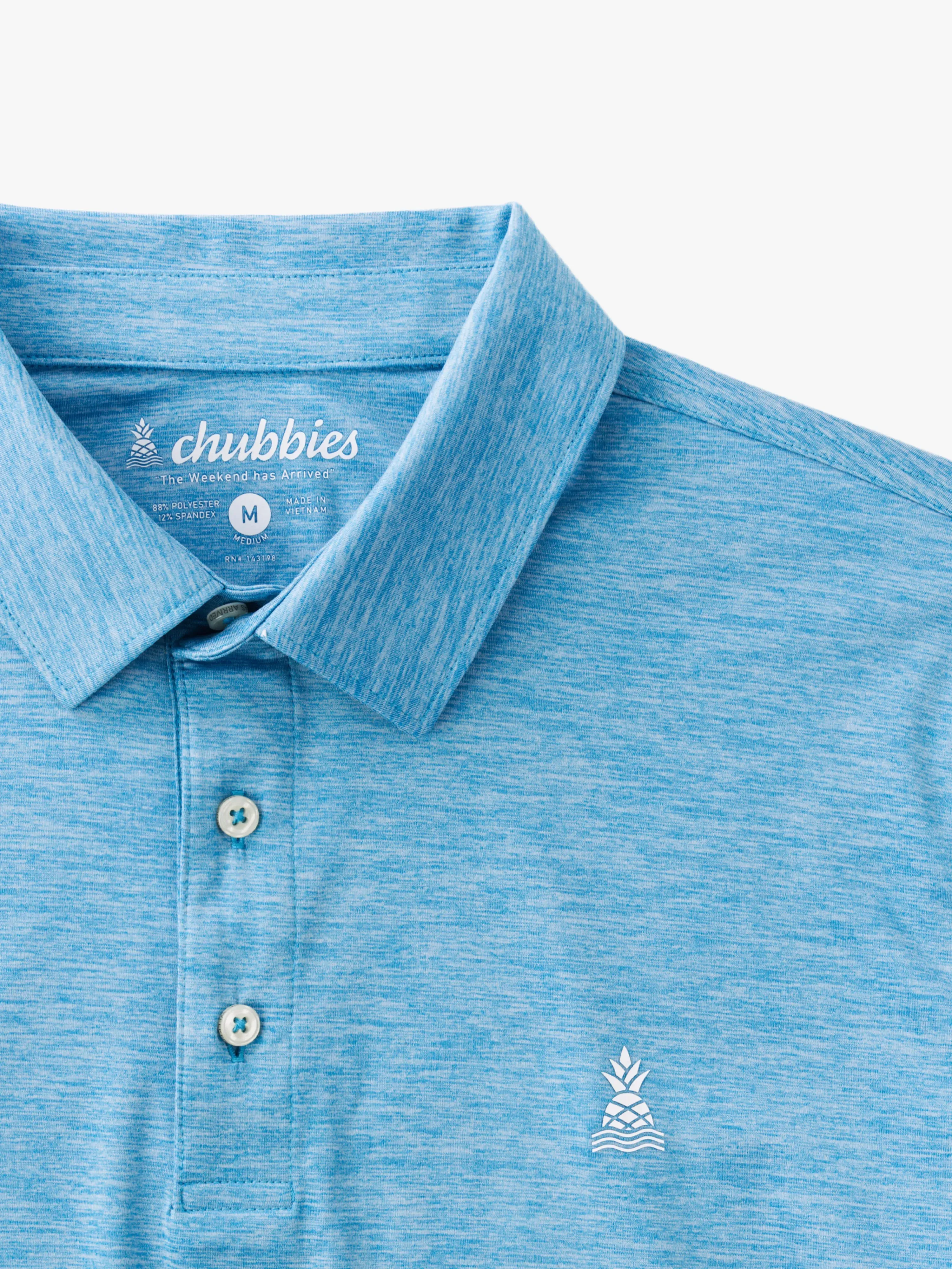 The Teal Blue Sea (Performance Polo)