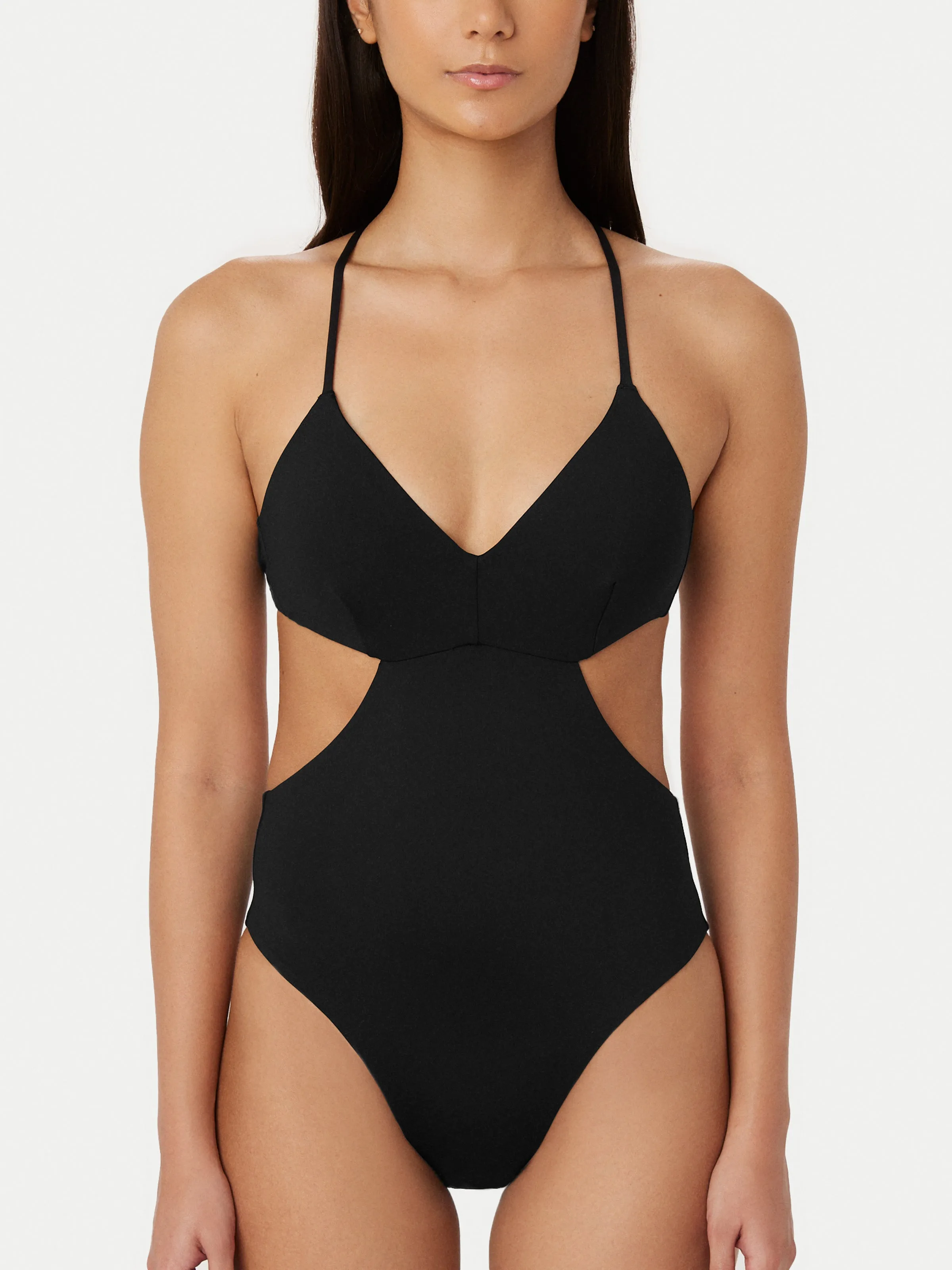 The Trikini Swimsuit in Black