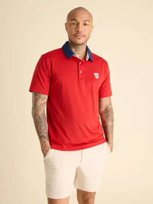 The Victory Red (Performance Polo)