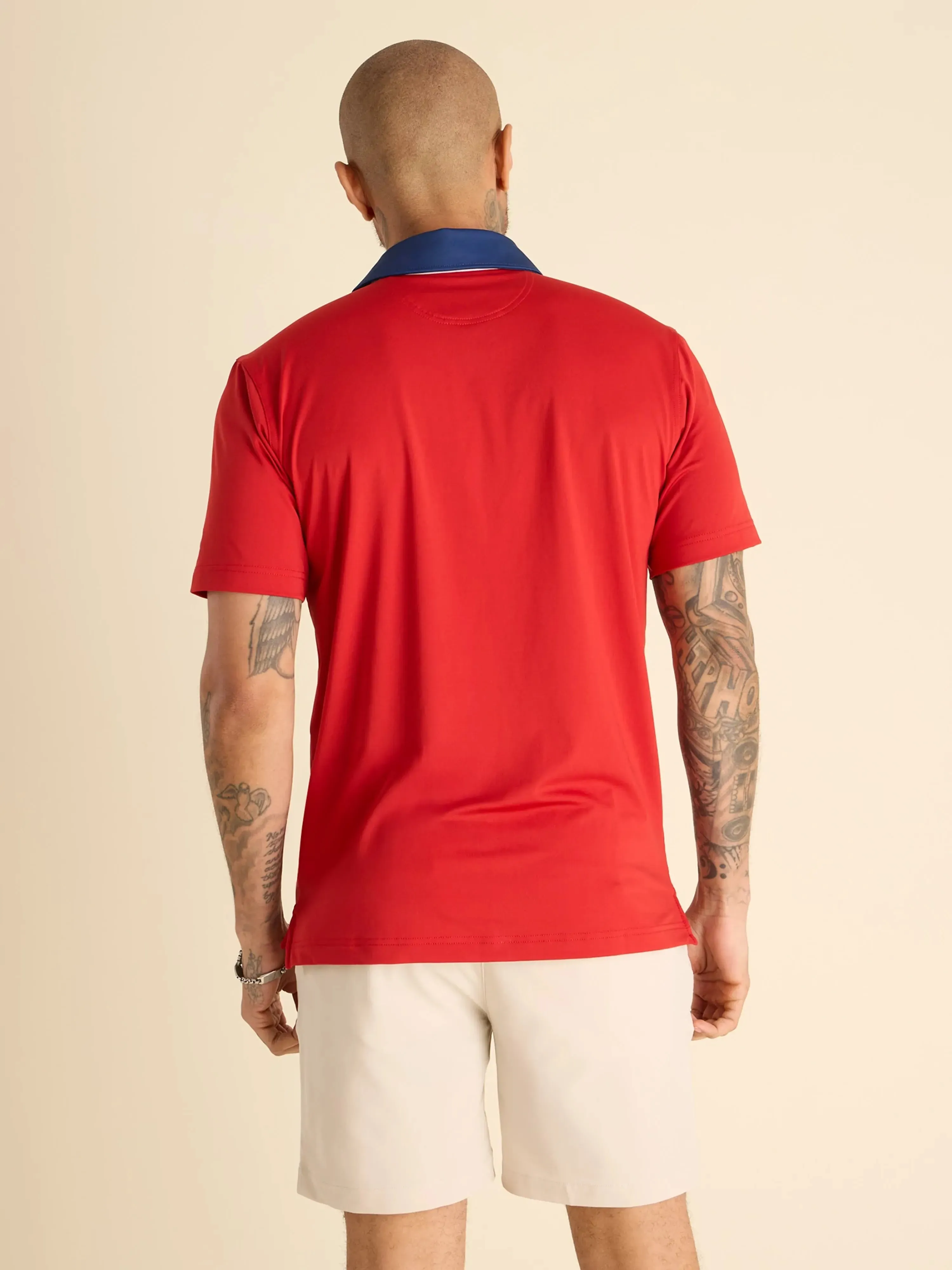 The Victory Red (Performance Polo)