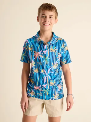 The Wild Blue (Boys Performance Polo)