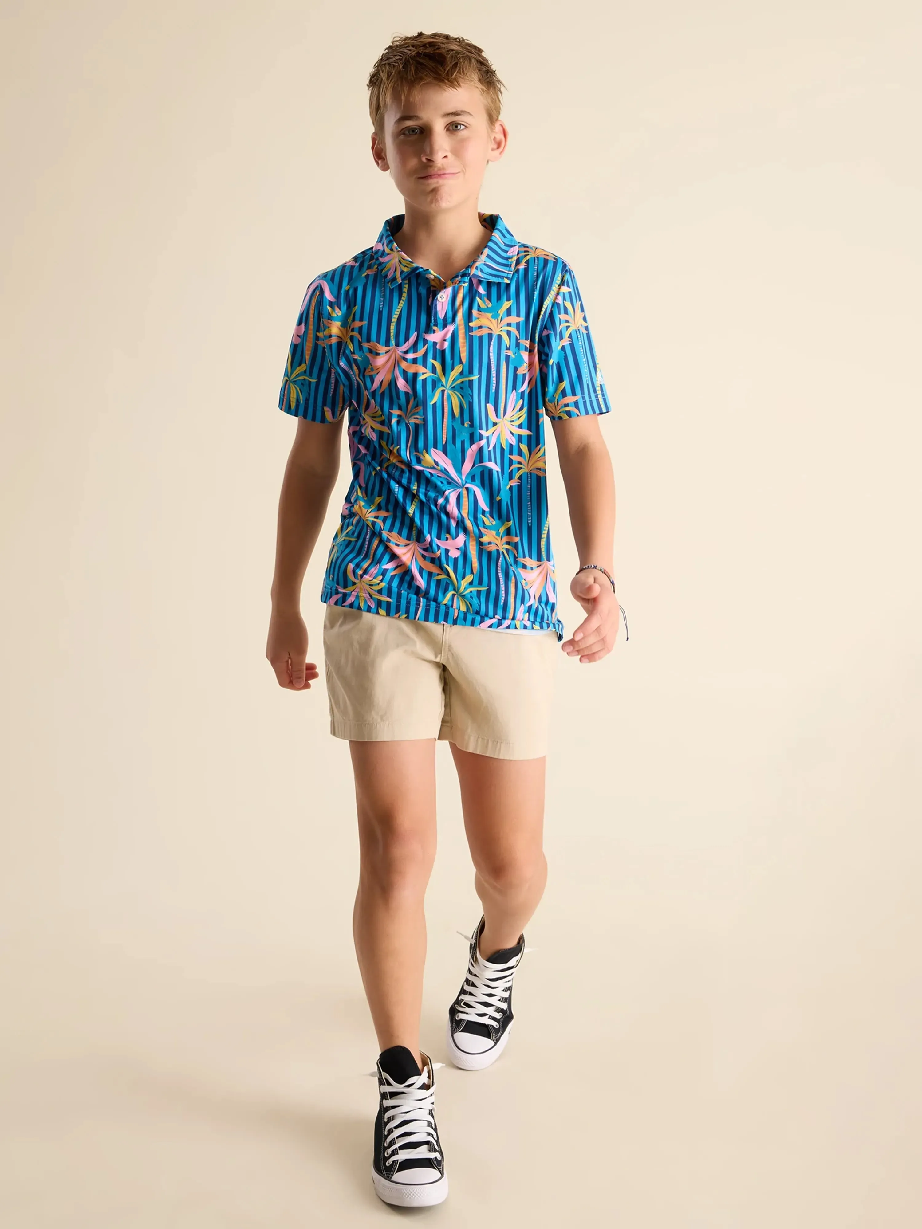 The Wild Blue (Boys Performance Polo)