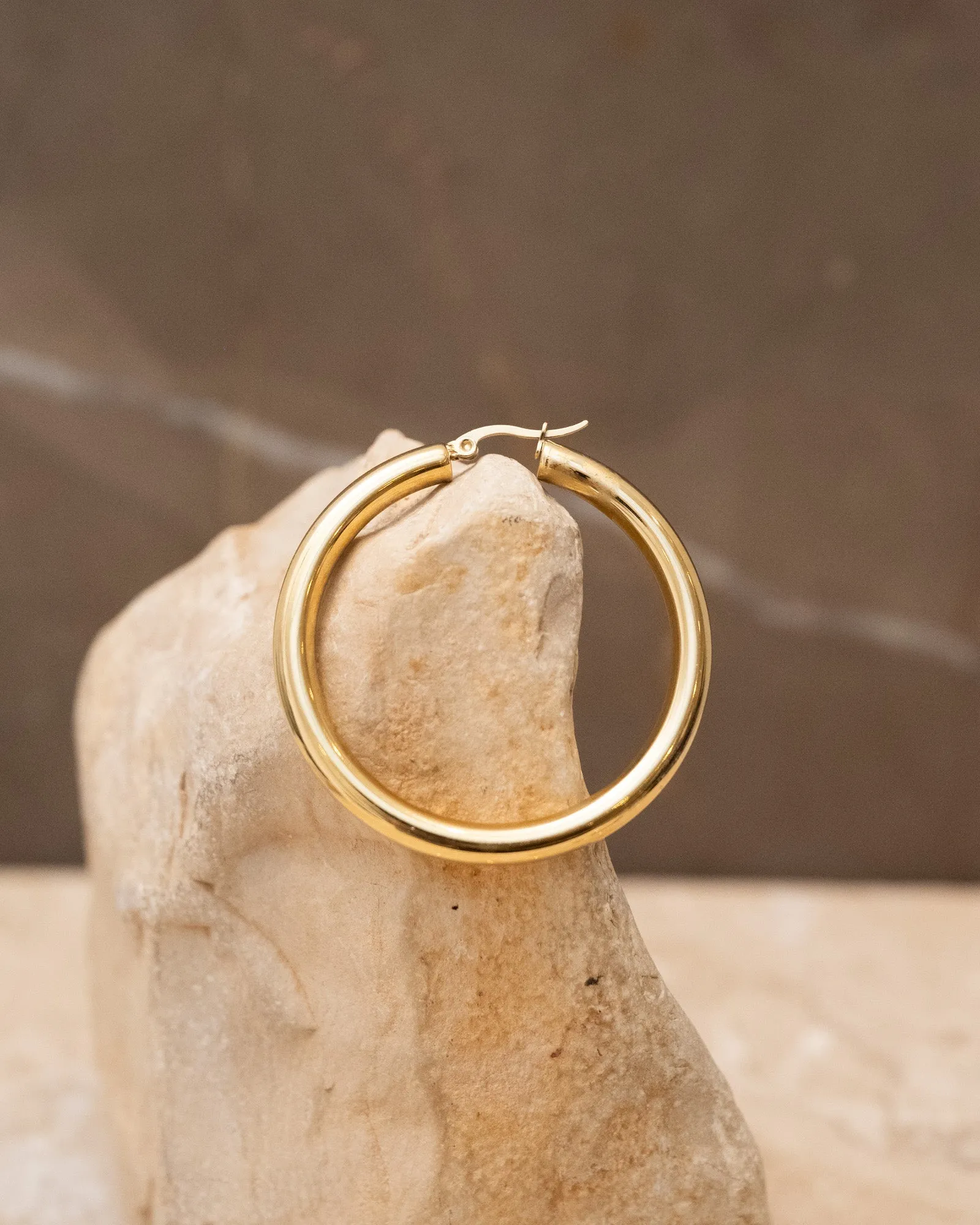 TILTIL Single Hoop Goldplated Boldy